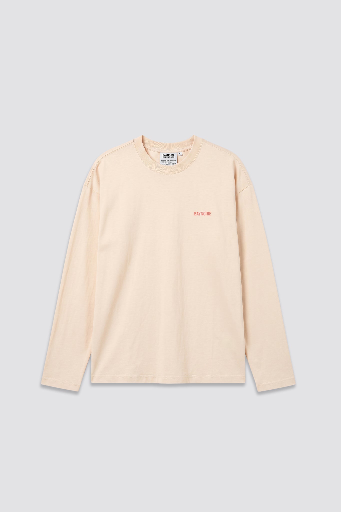 Cream Logo PL Long-sleeved T-shirt