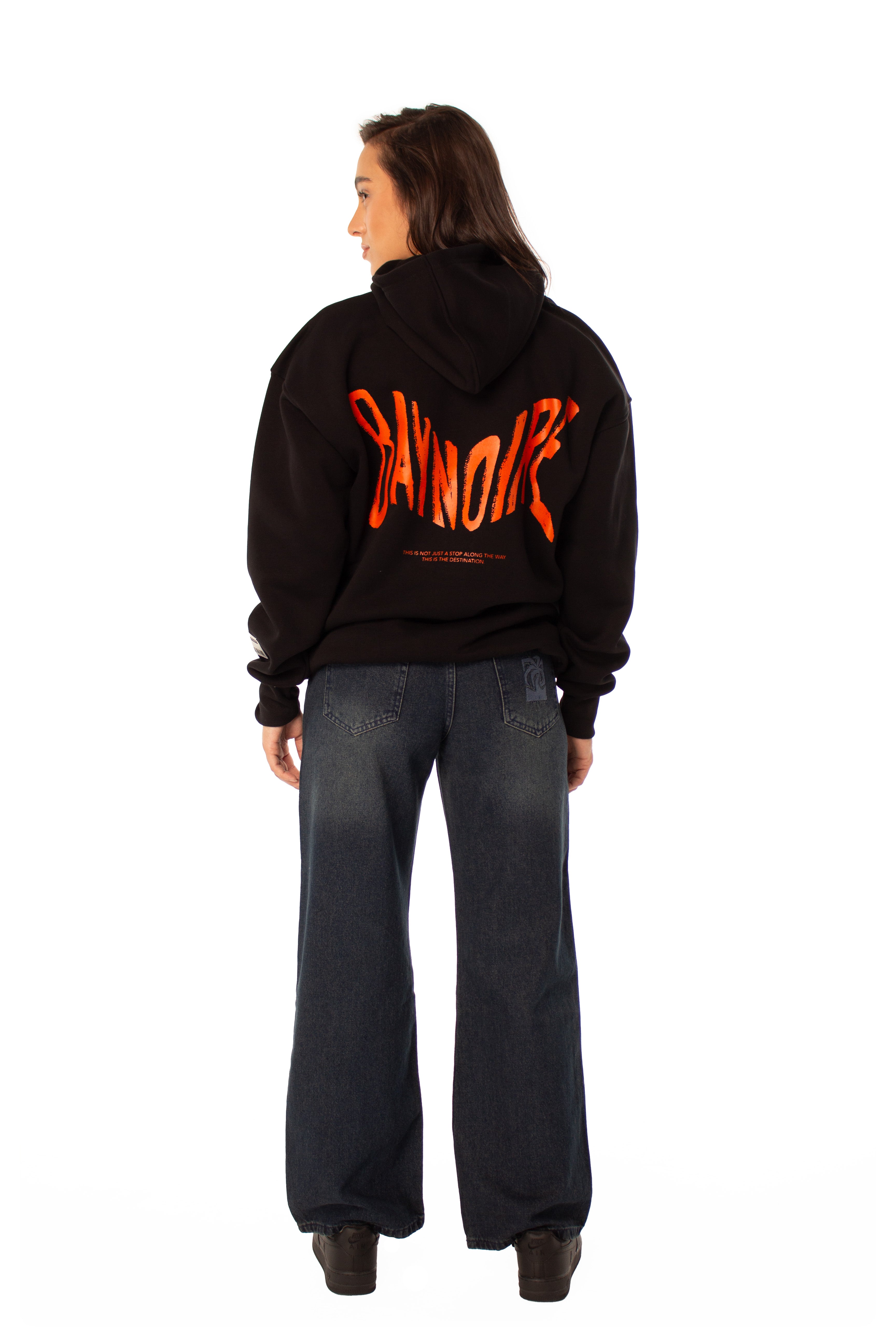 Orange Accordion Hoodie