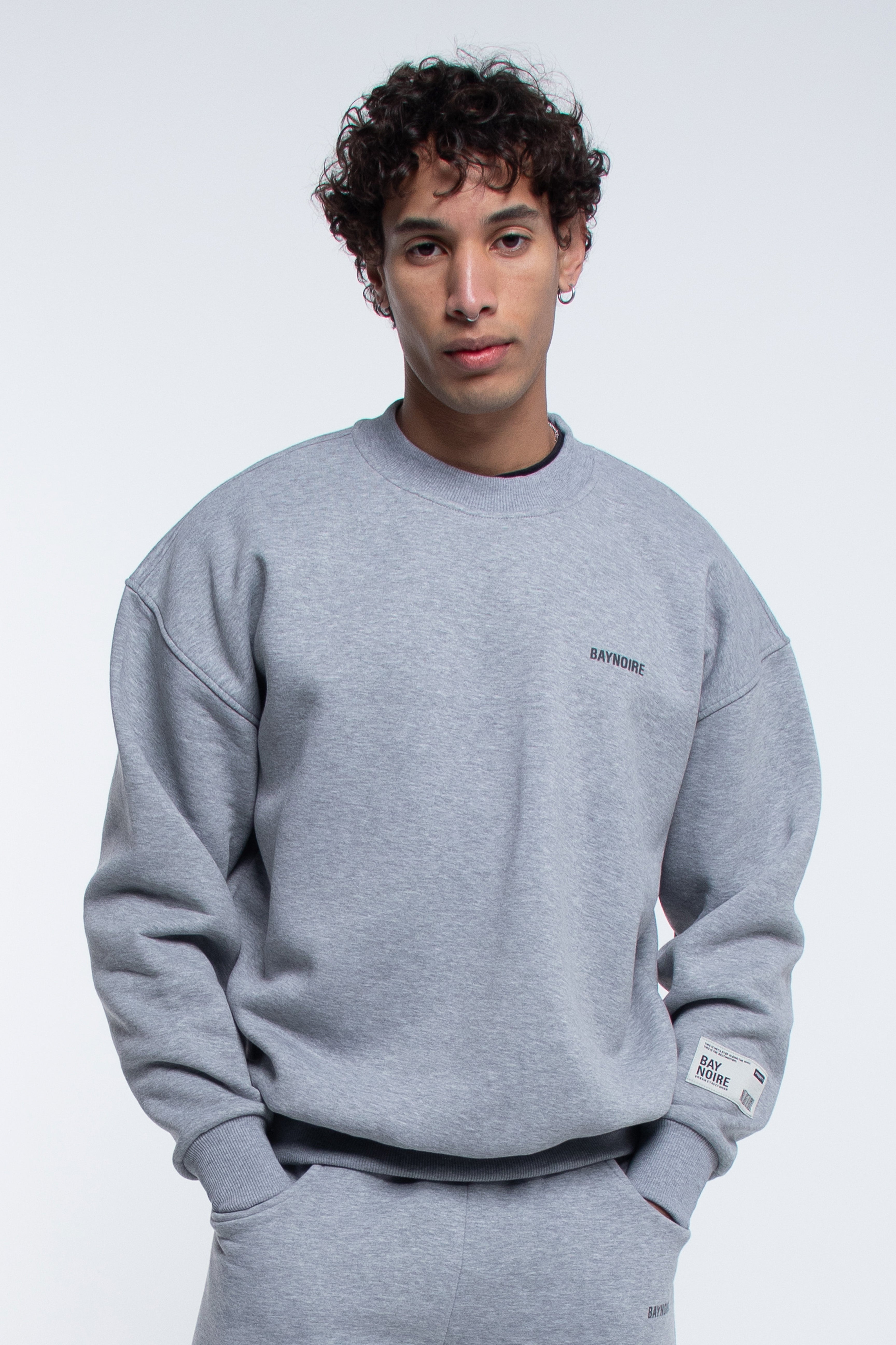 Grey Logo PL Oversized Sweatshirt