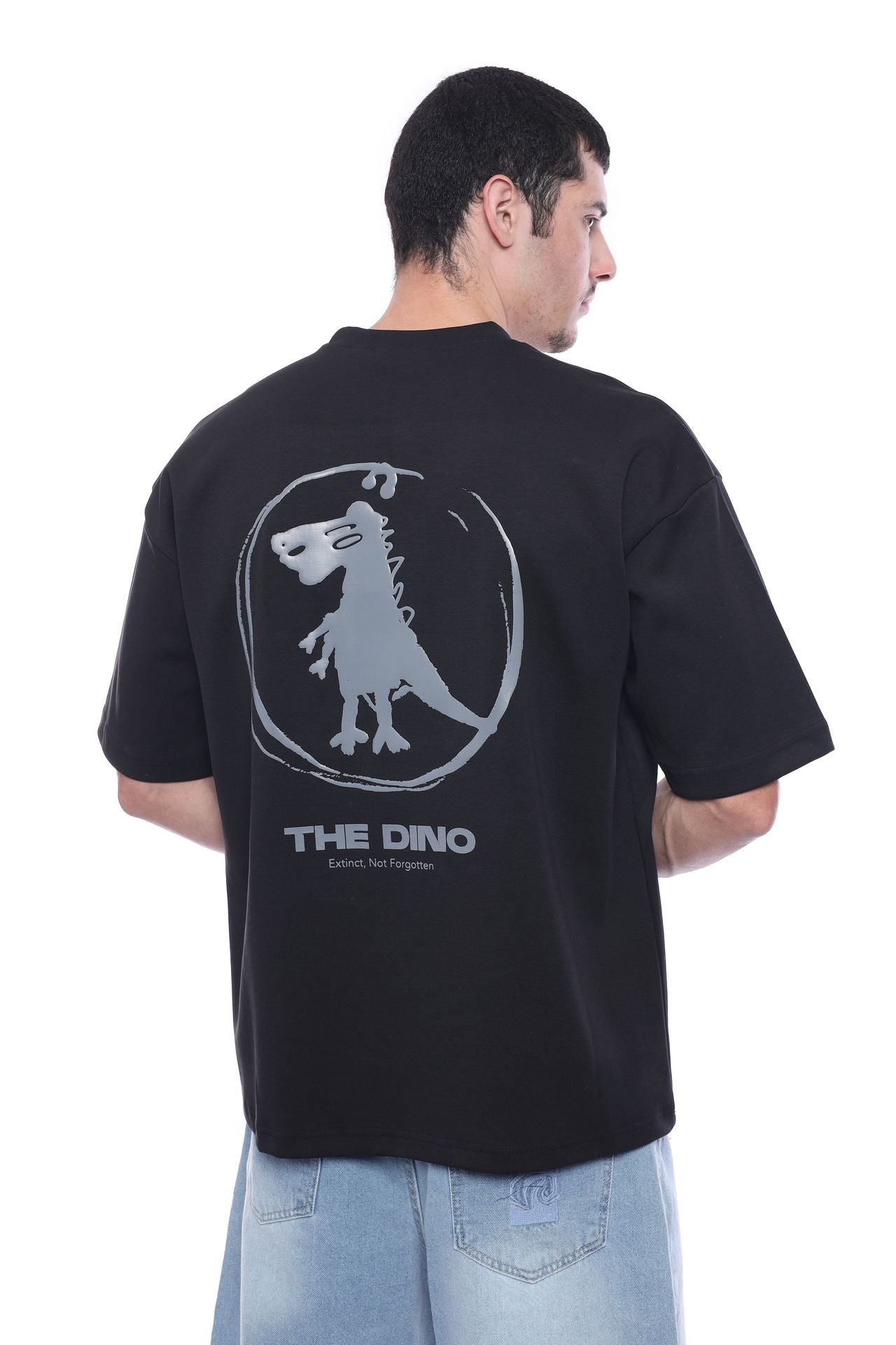 Black TheDino Oversized T-shirt