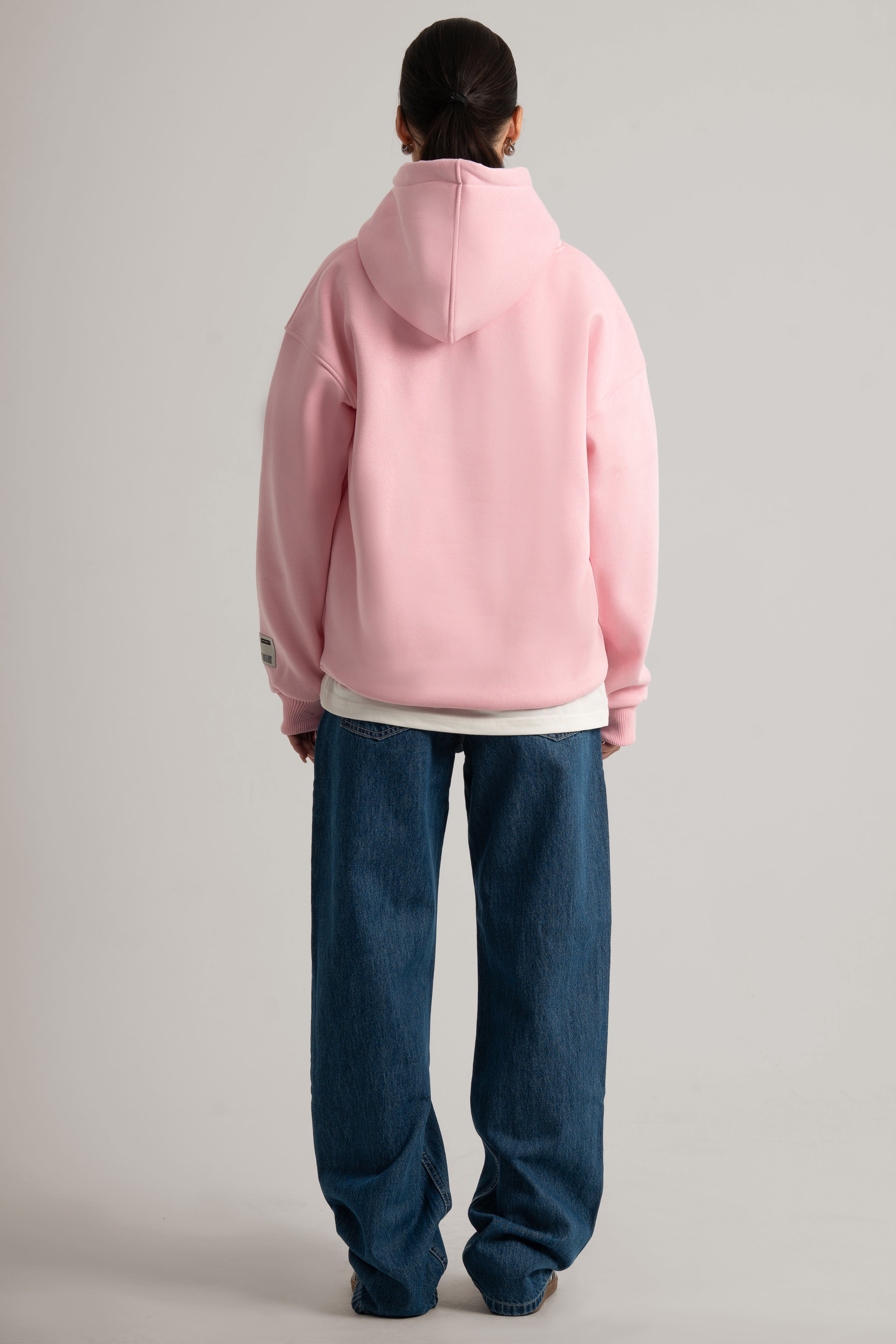 Pink Logo II PL Oversized Hoodie