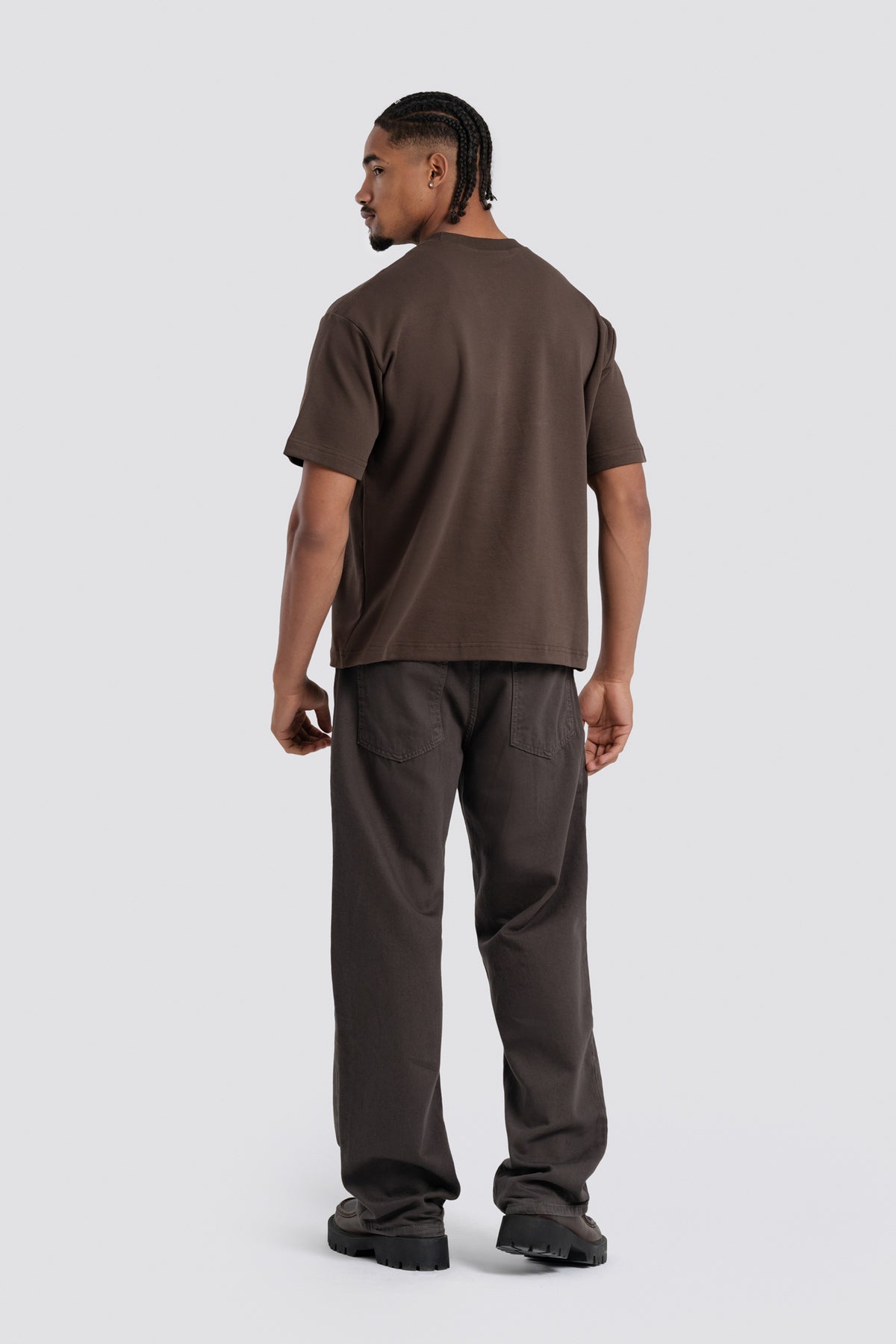 02P Oversized Brown T-shirt
