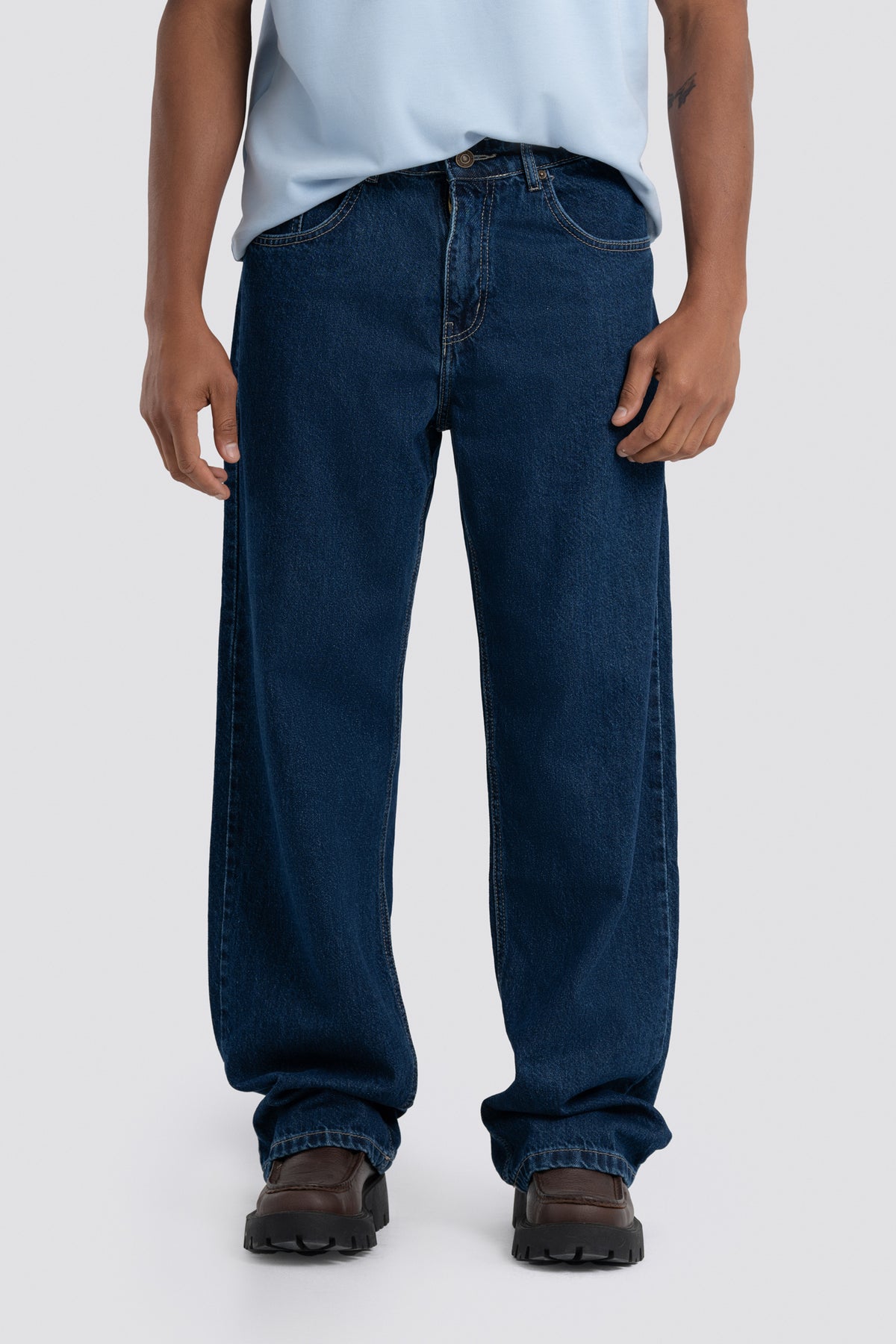 06D-1 Relaxed Dark Blue Jeans