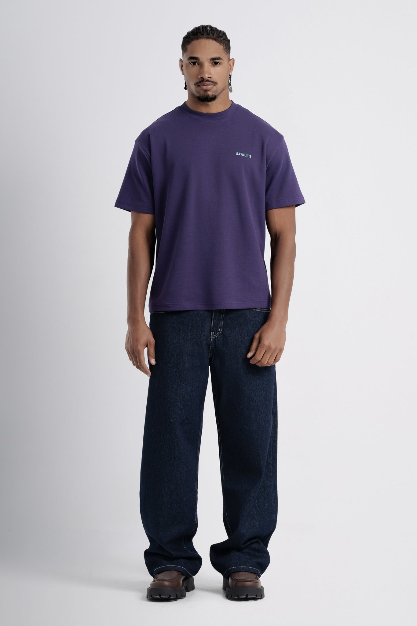 02P Oversized Purple T-shirt