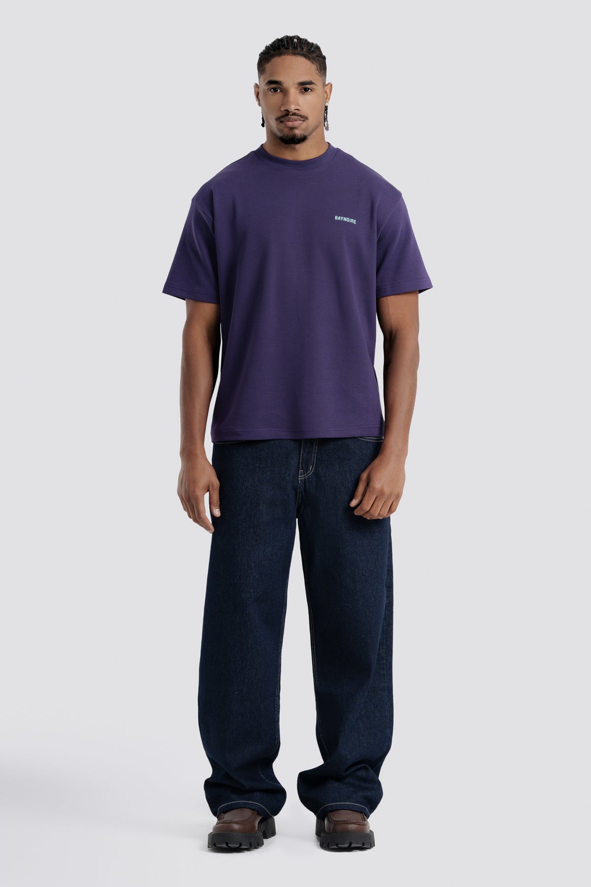 02P Oversized Purple T-shirt