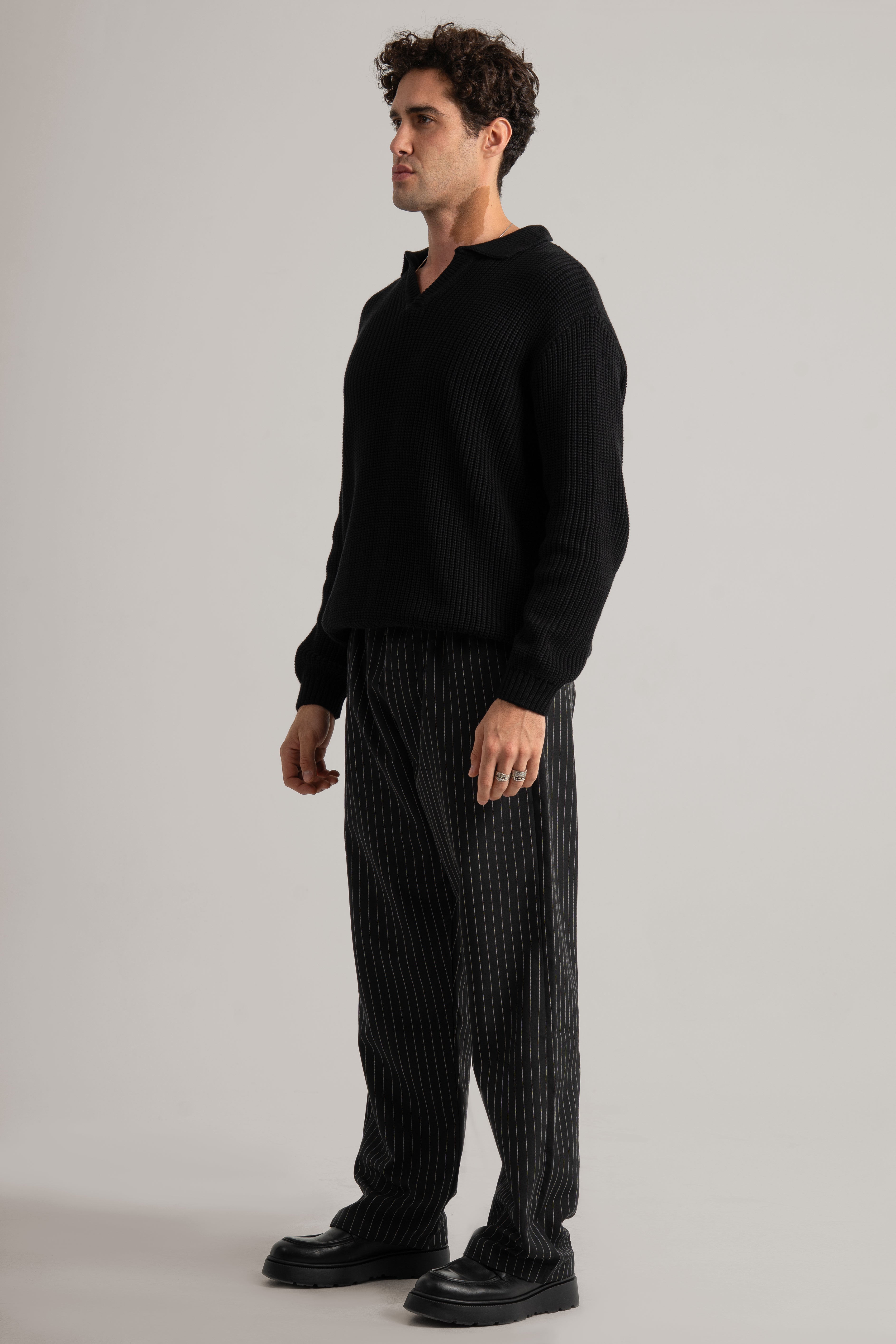 Black Collar II Sweater