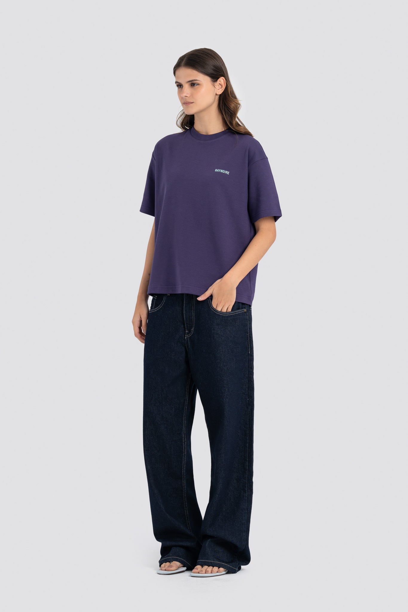 02P Oversized Purple T-shirt