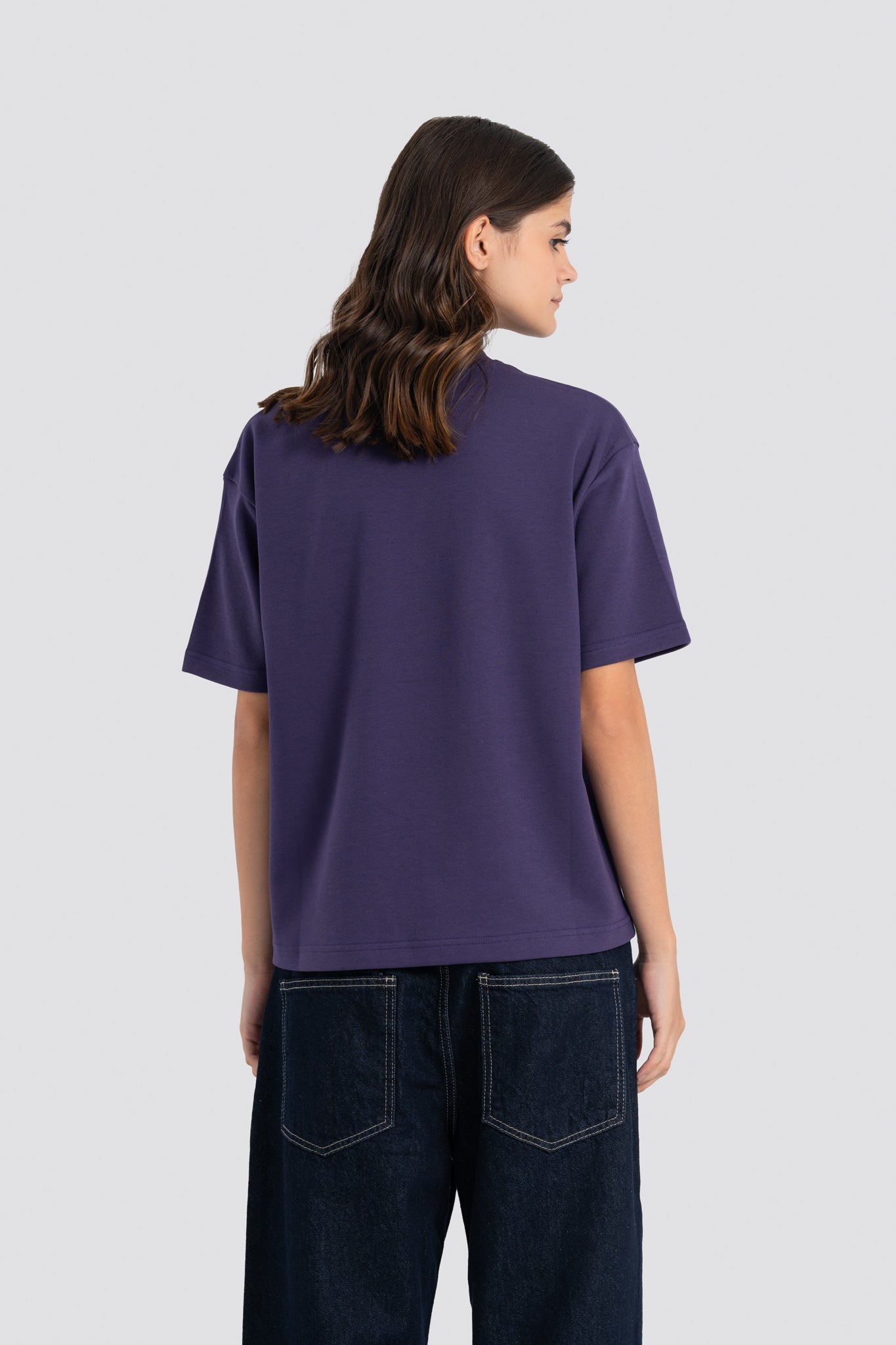 02P Oversized Purple T-shirt