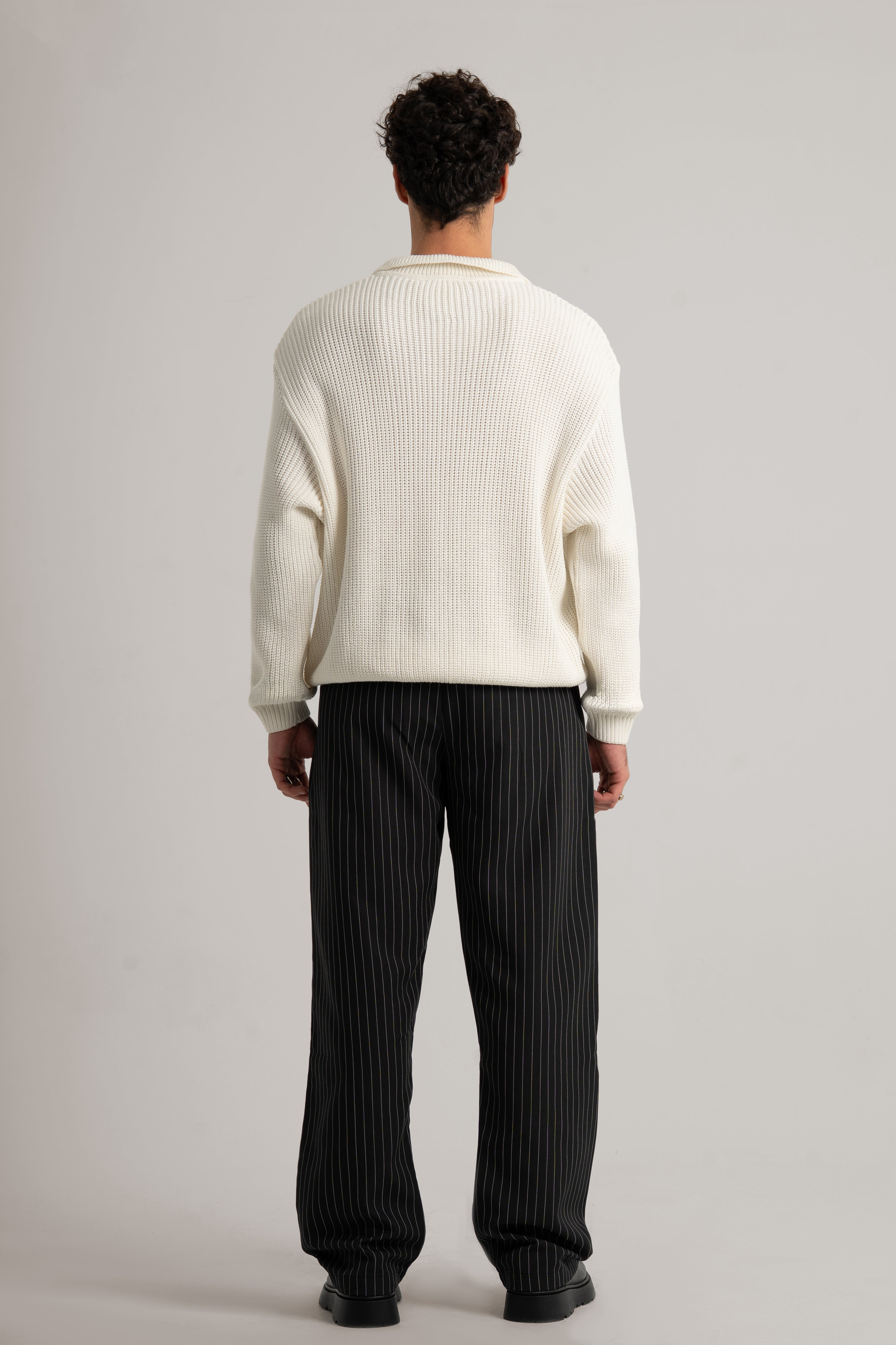 White Collar II Sweater