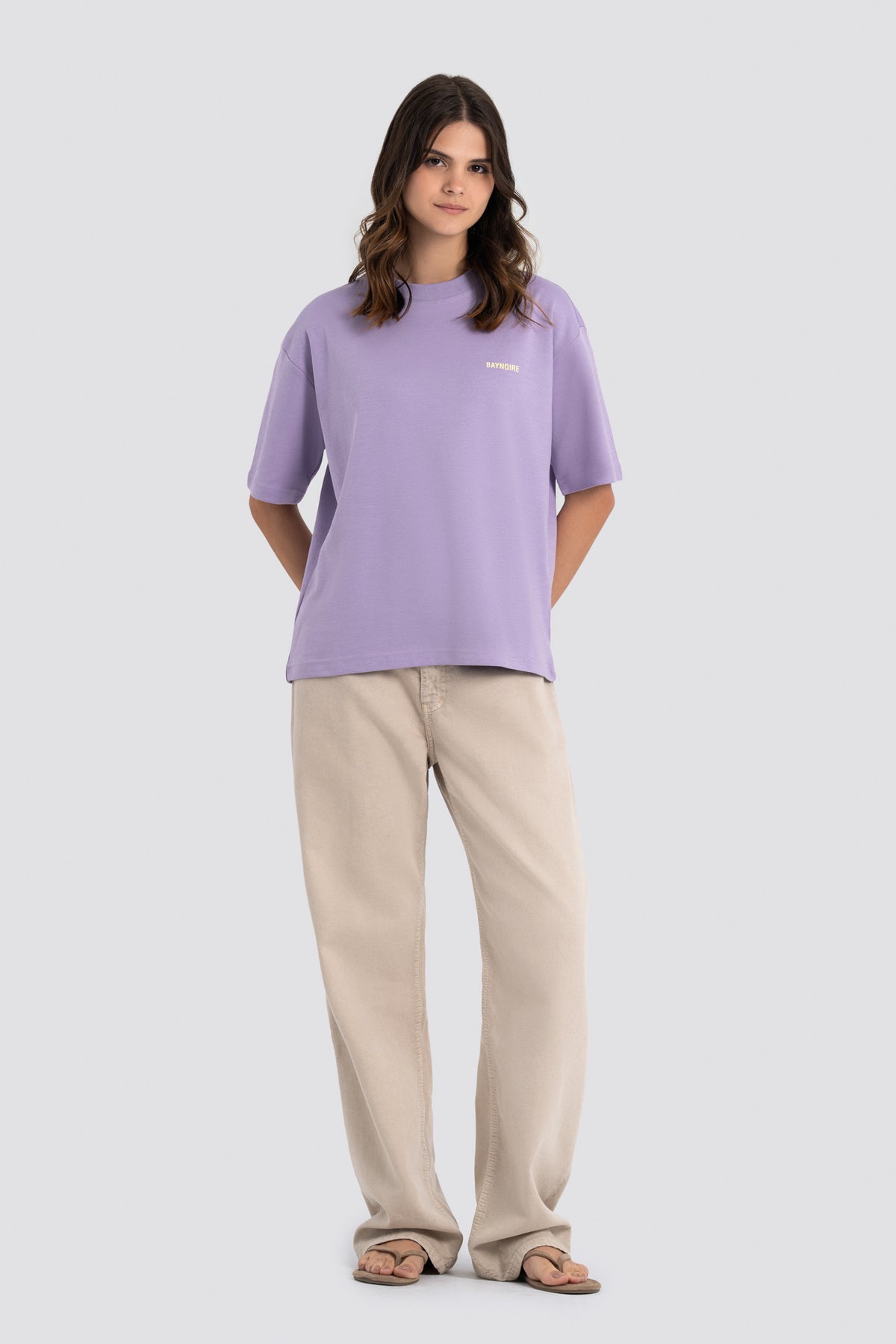 02P Oversized Lilac T-shirt