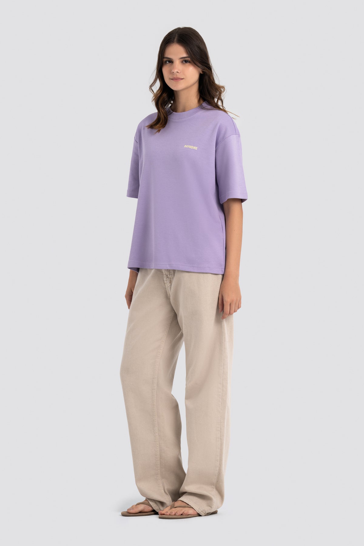 02P Oversized Lilac T-shirt