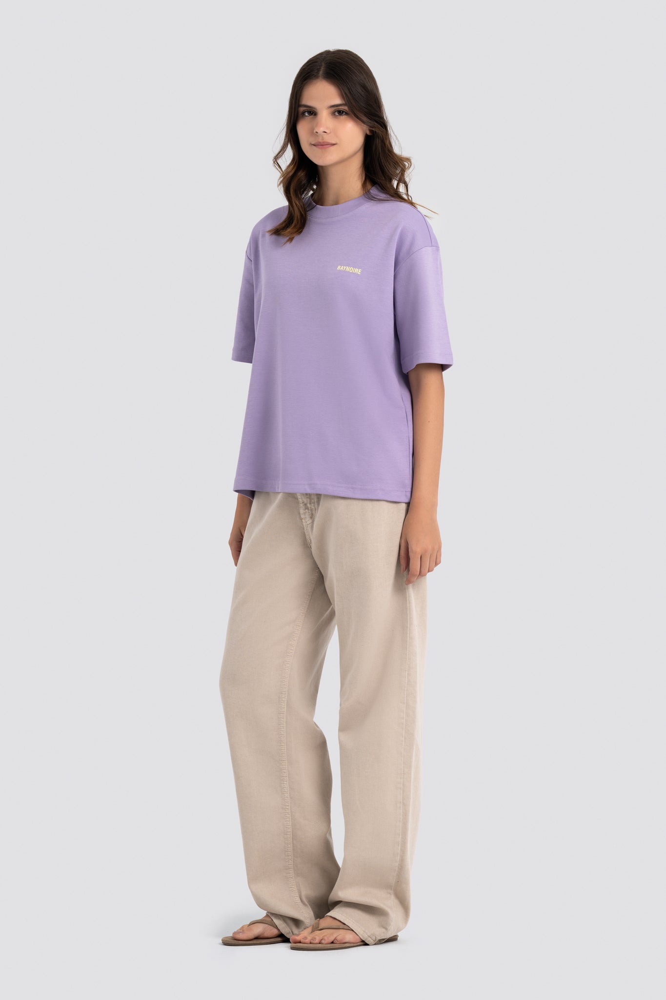 02P Oversized Lilac T-shirt