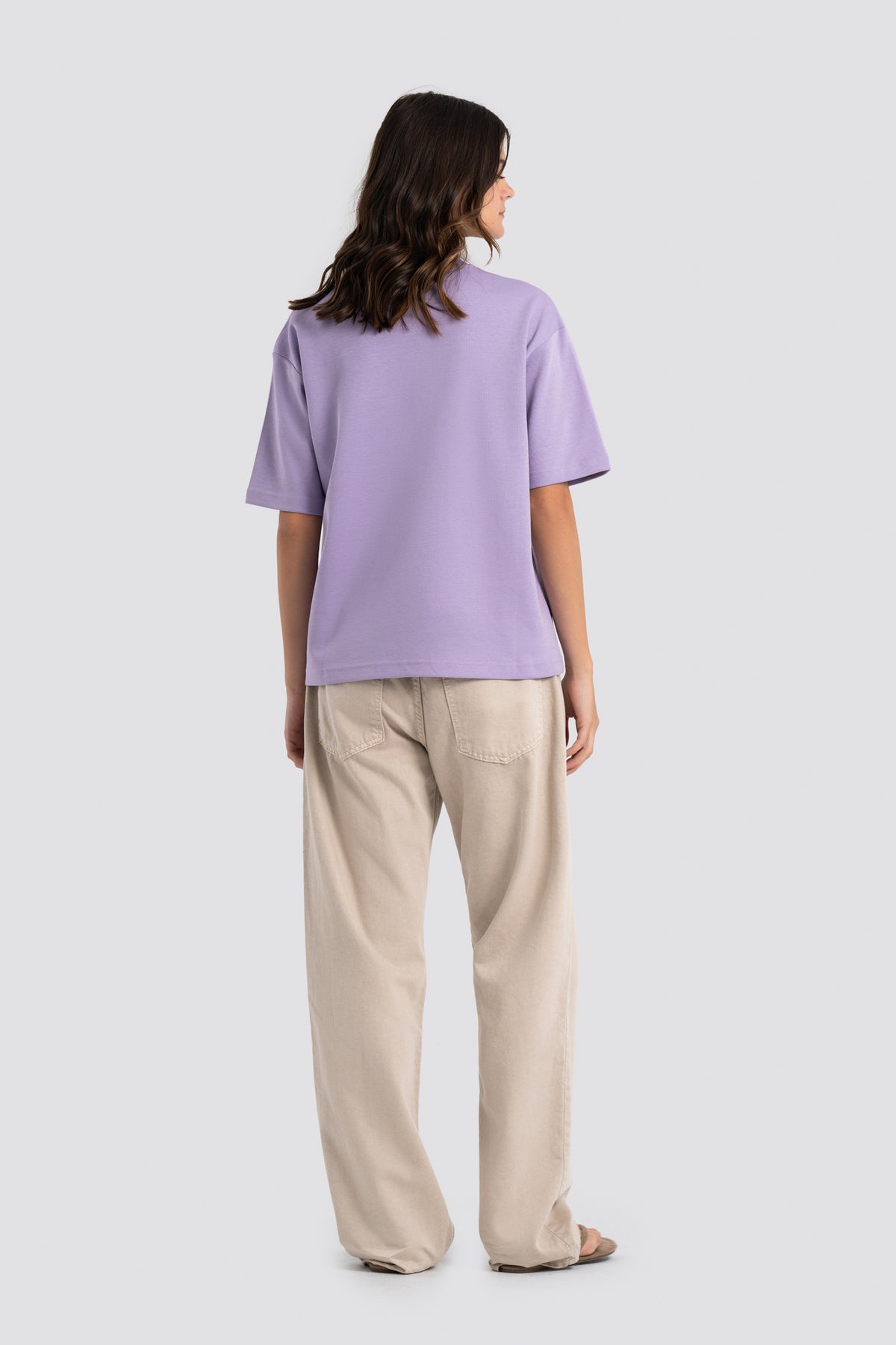 02P Oversized Lilac T-shirt