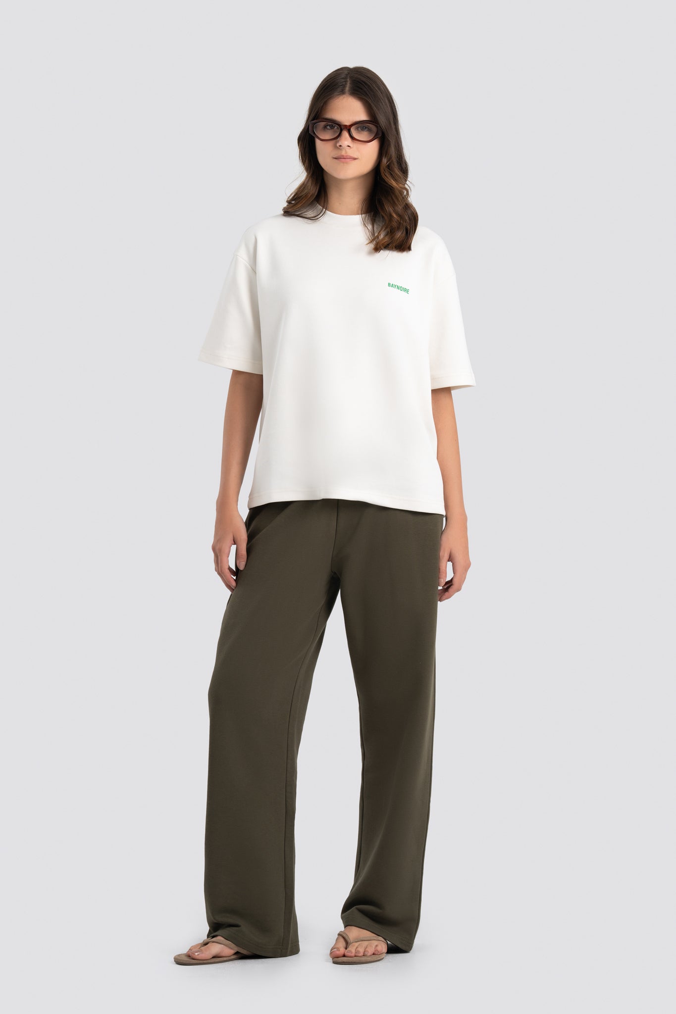 02P Oversized White T-shirt