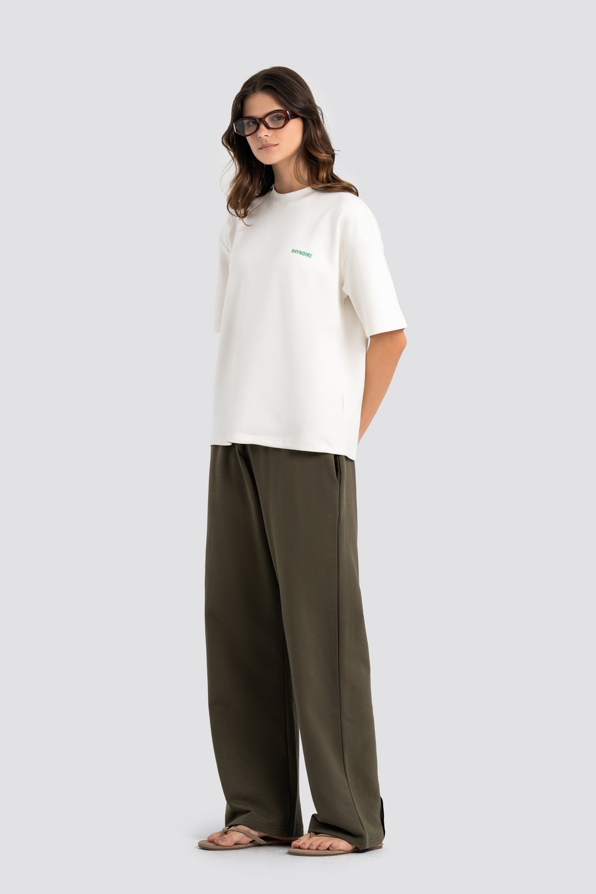 02P Oversized White T-shirt