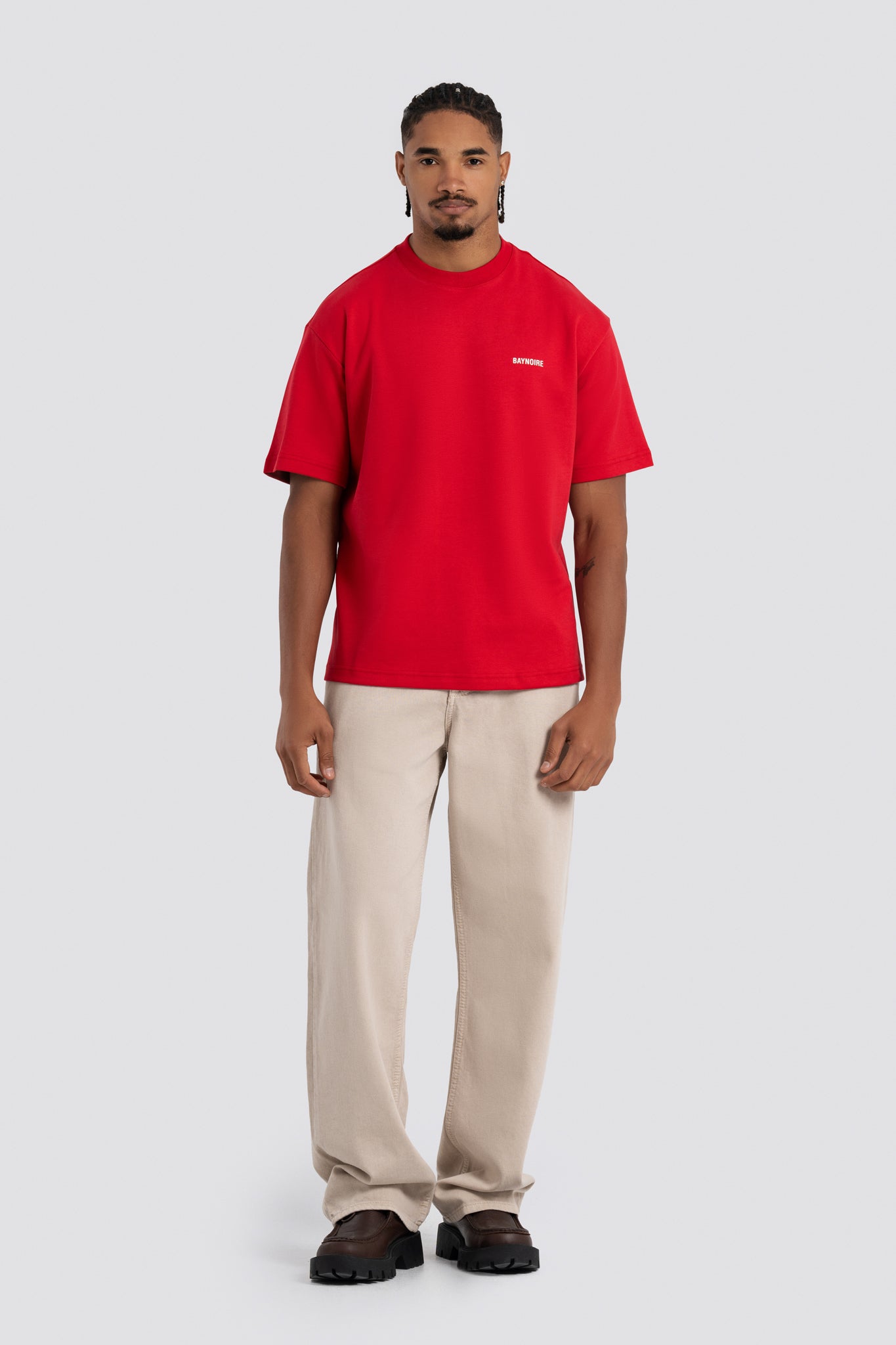 02P Oversized Red T-shirt