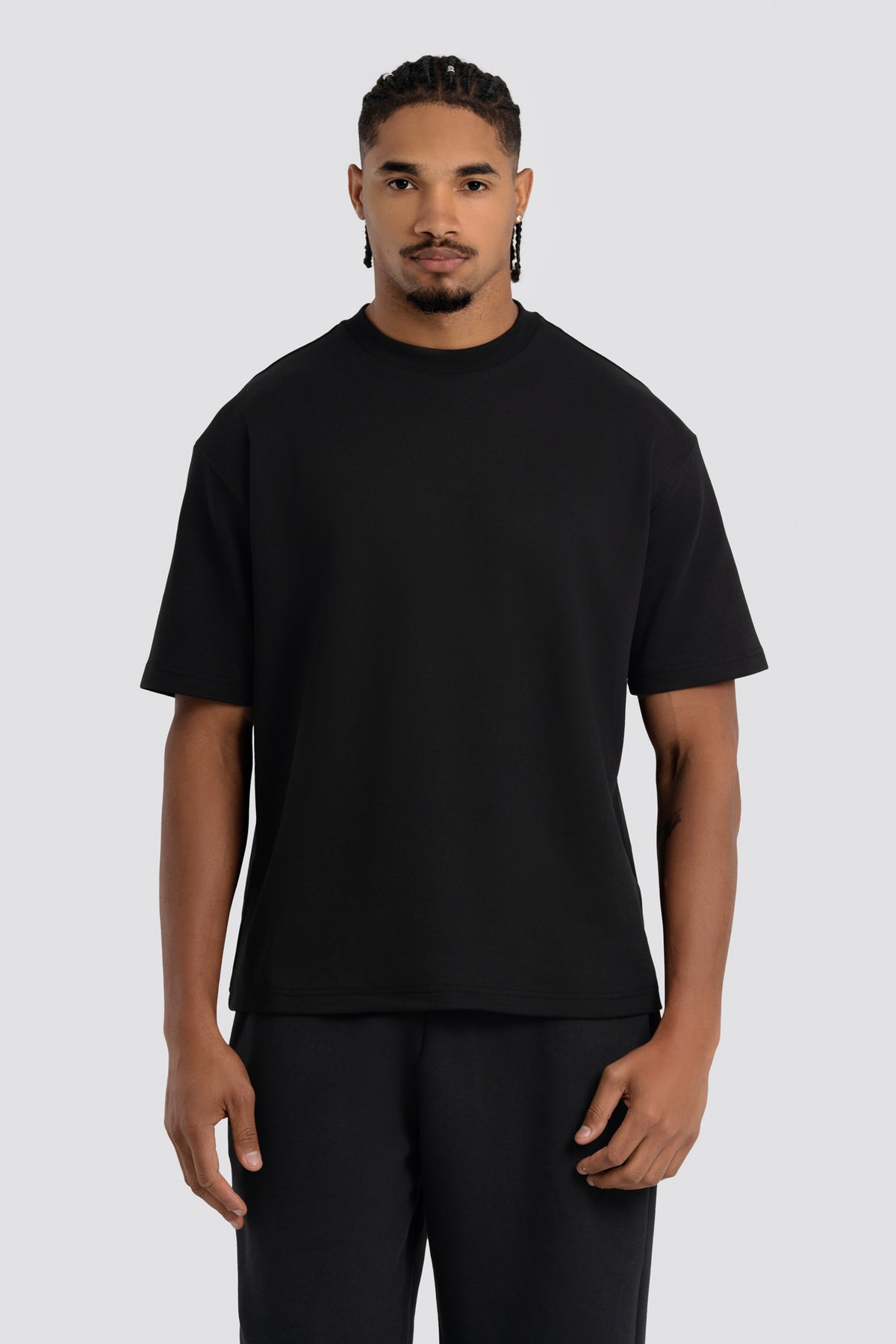 01E Oversized Black Pack of 3 T-shirt