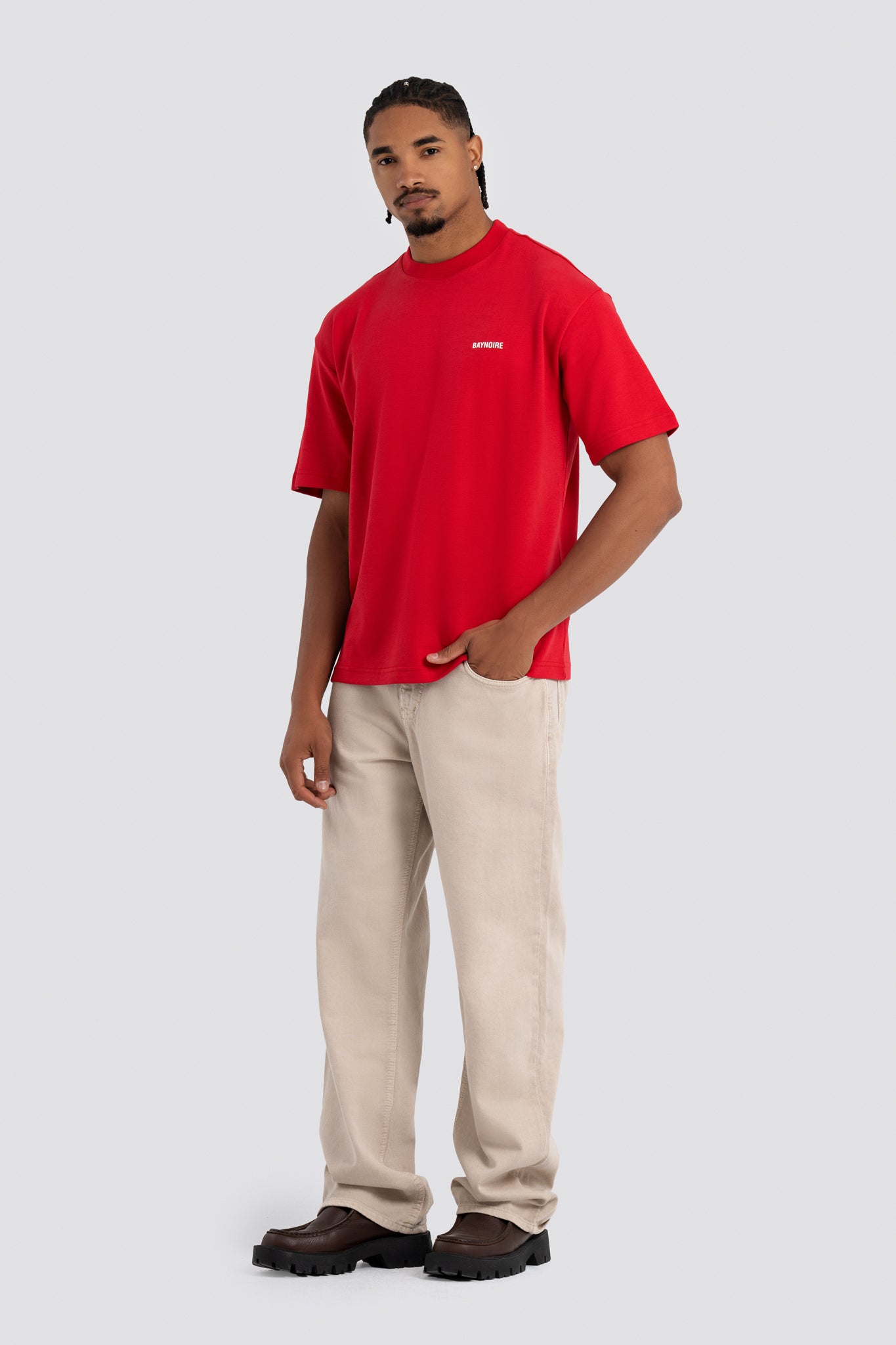 02P Oversized Red T-shirt