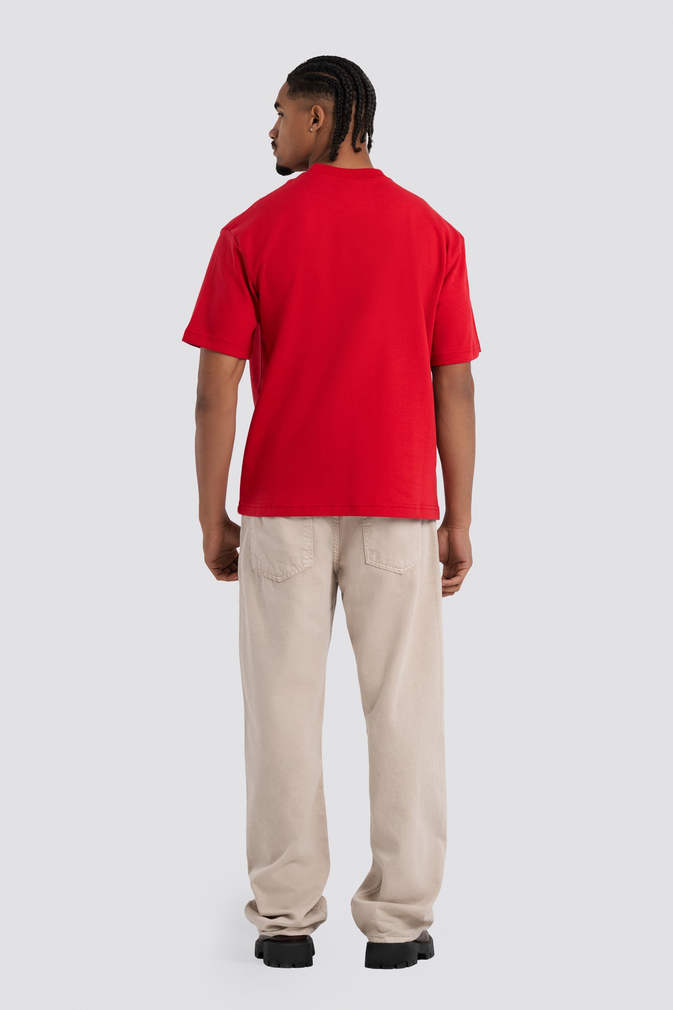 02P Oversized Red T-shirt