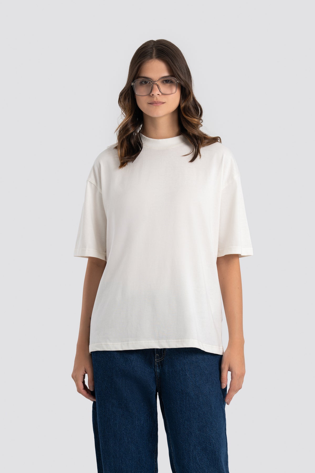 01E Oversized White Pack of 3 T-shirt