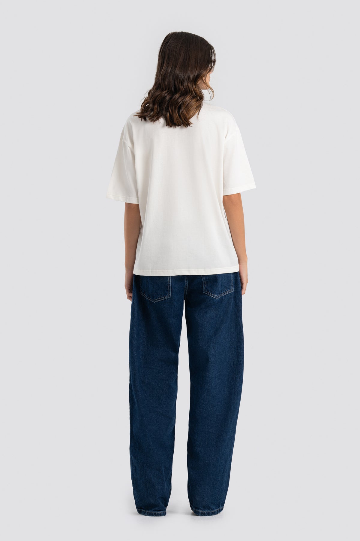 01E Oversized White Pack of 3 T-shirt