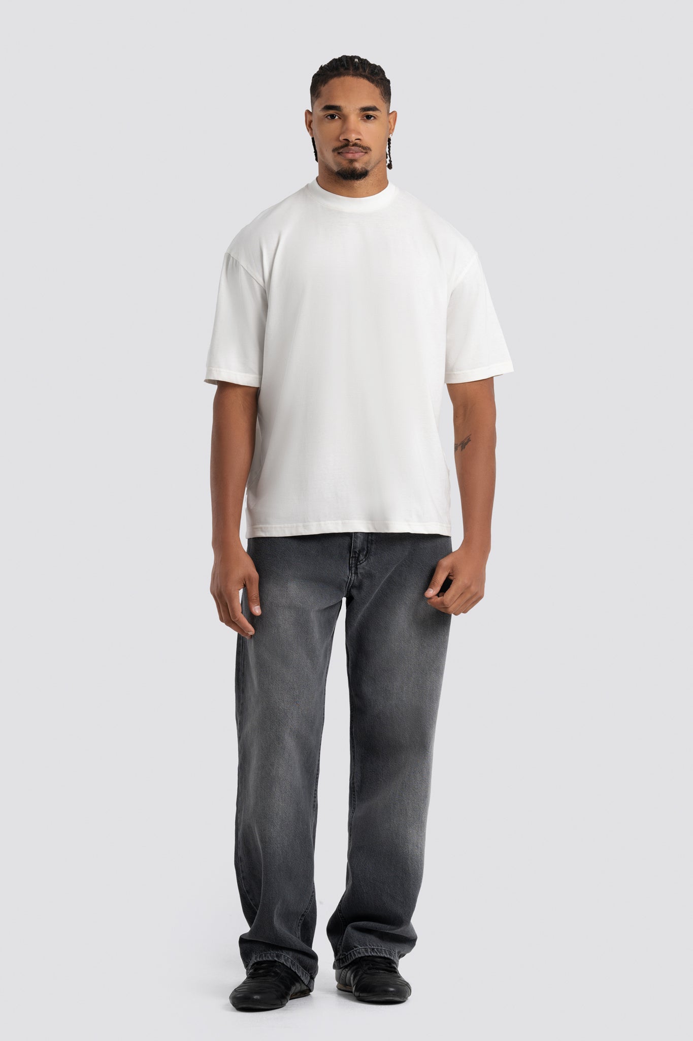 01E Oversized White Pack of 3 T-shirt