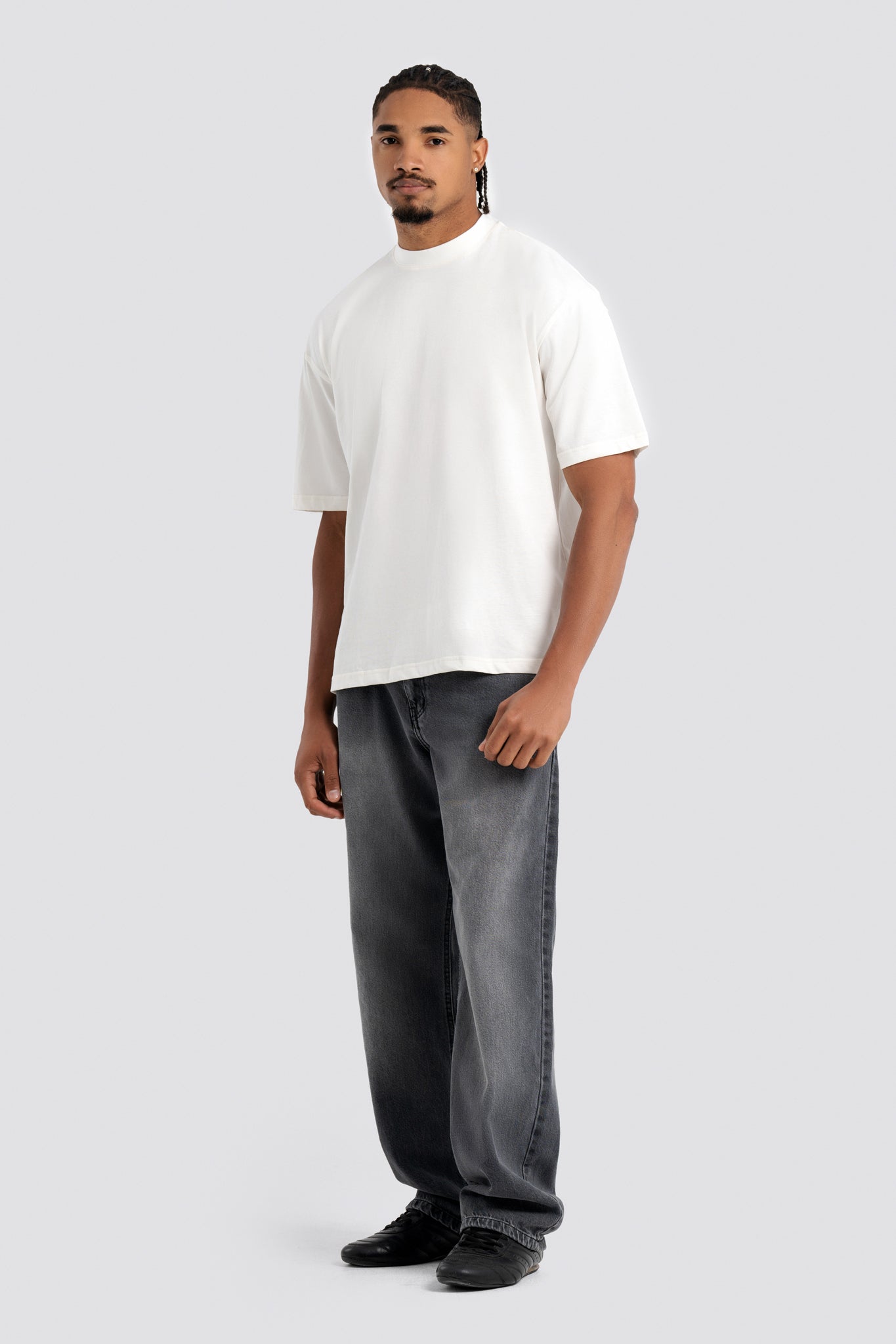 01E Oversized White Pack of 3 T-shirt