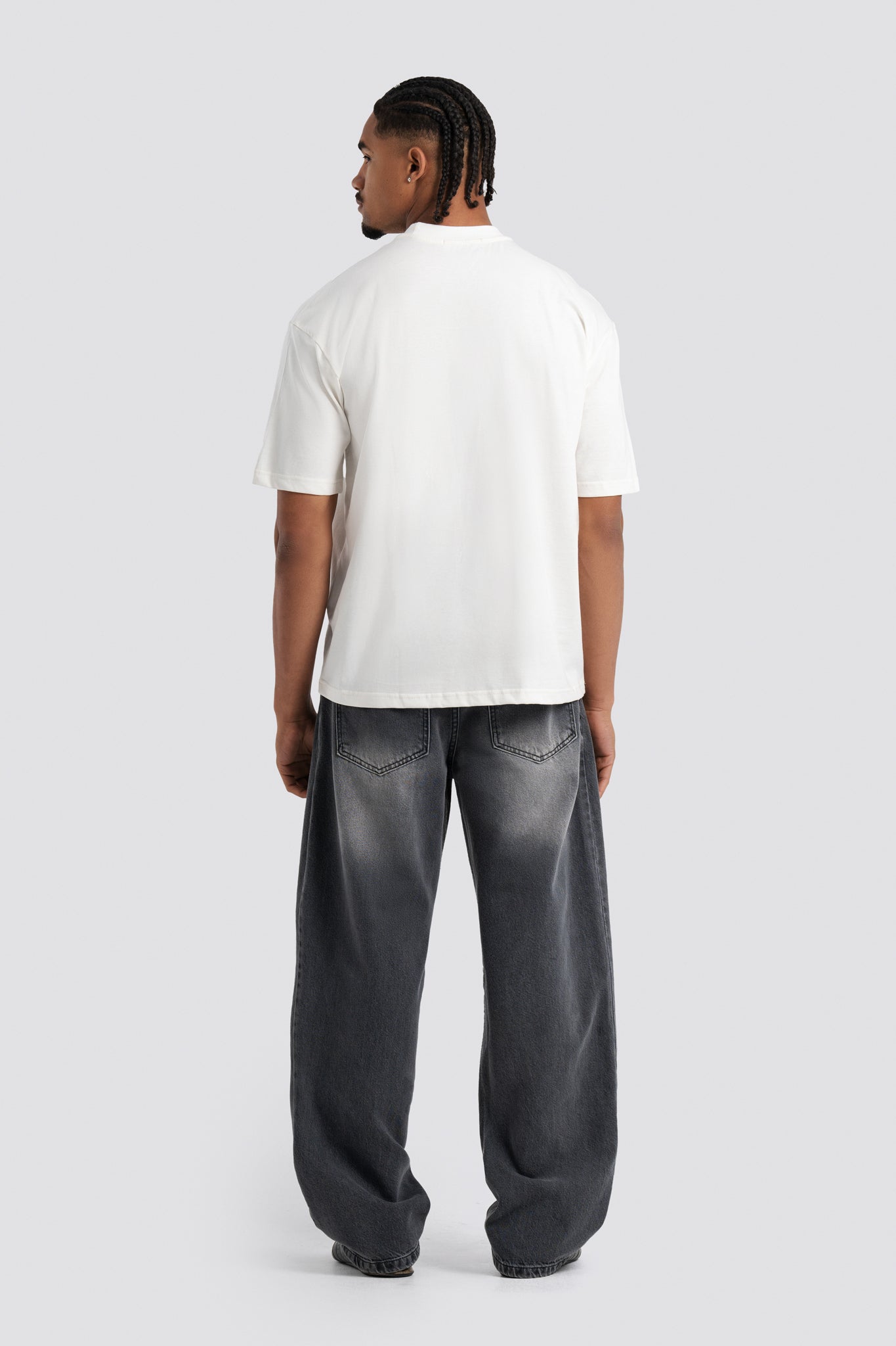01E Oversized White Pack of 3 T-shirt