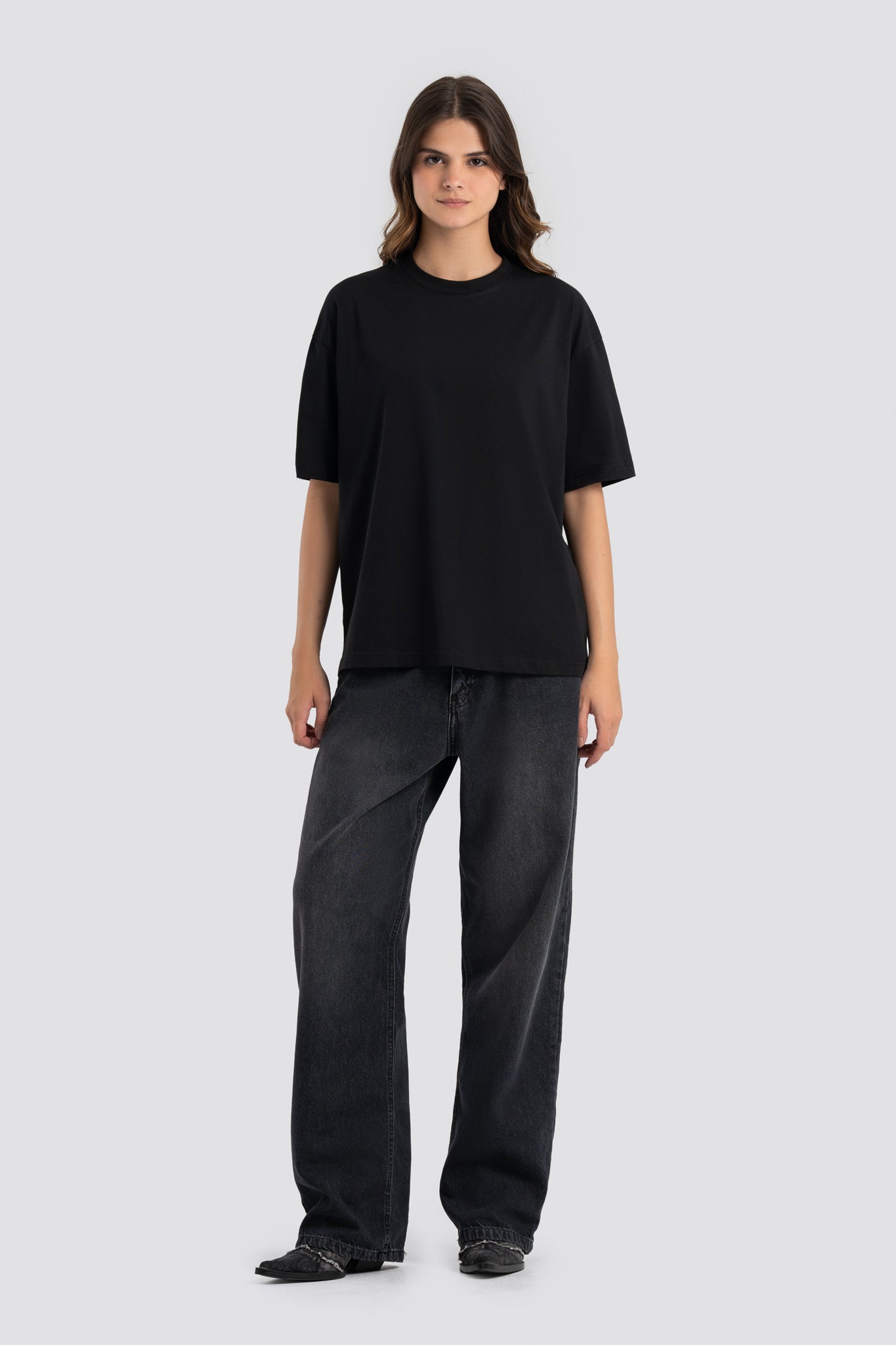 01E Oversized Black Pack of 3 T-shirt