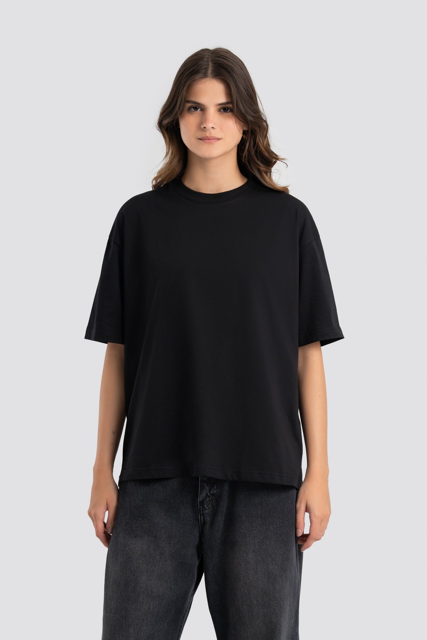 01E Oversized Black Pack of 3 T-shirt