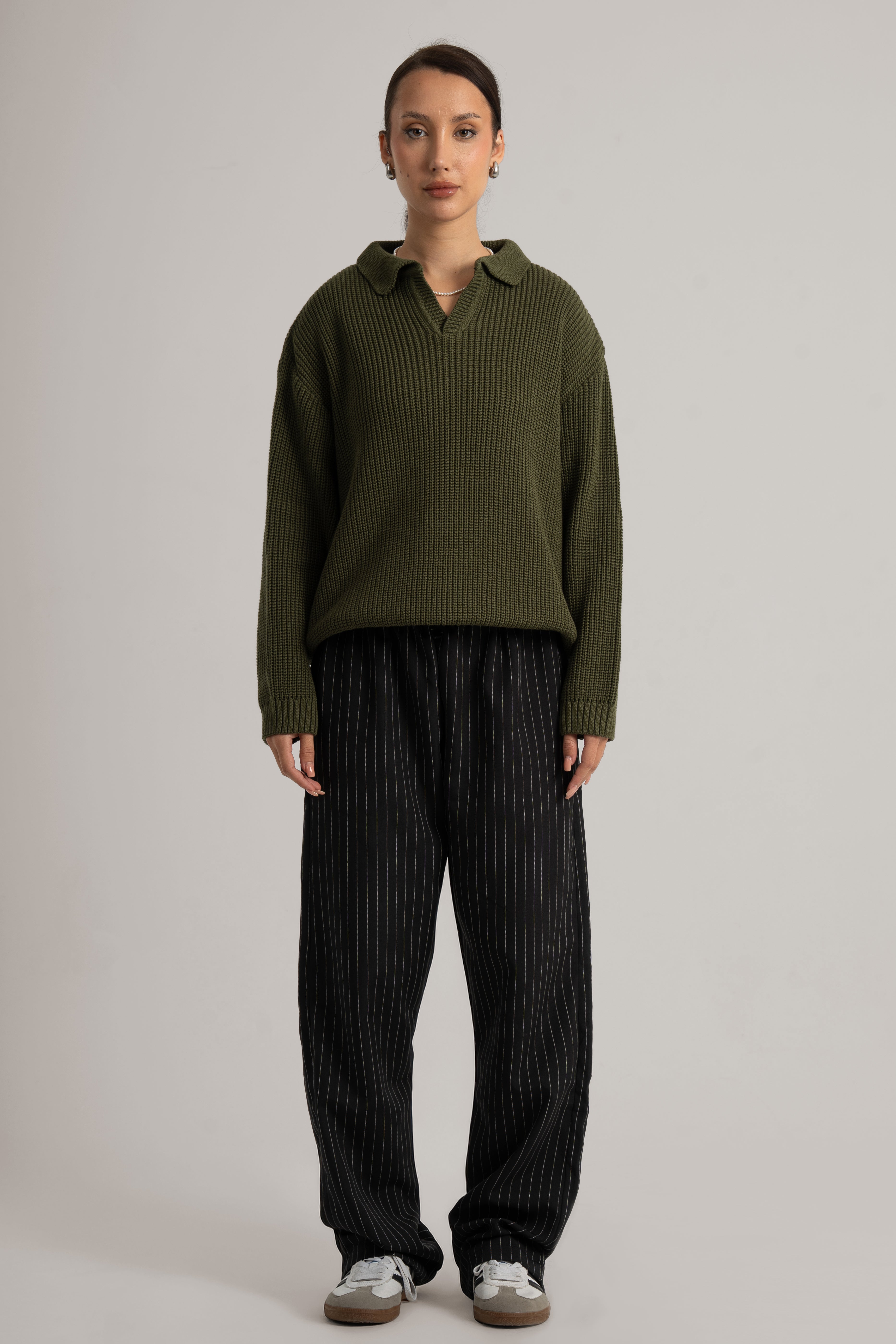 Olive Collar II Sweater