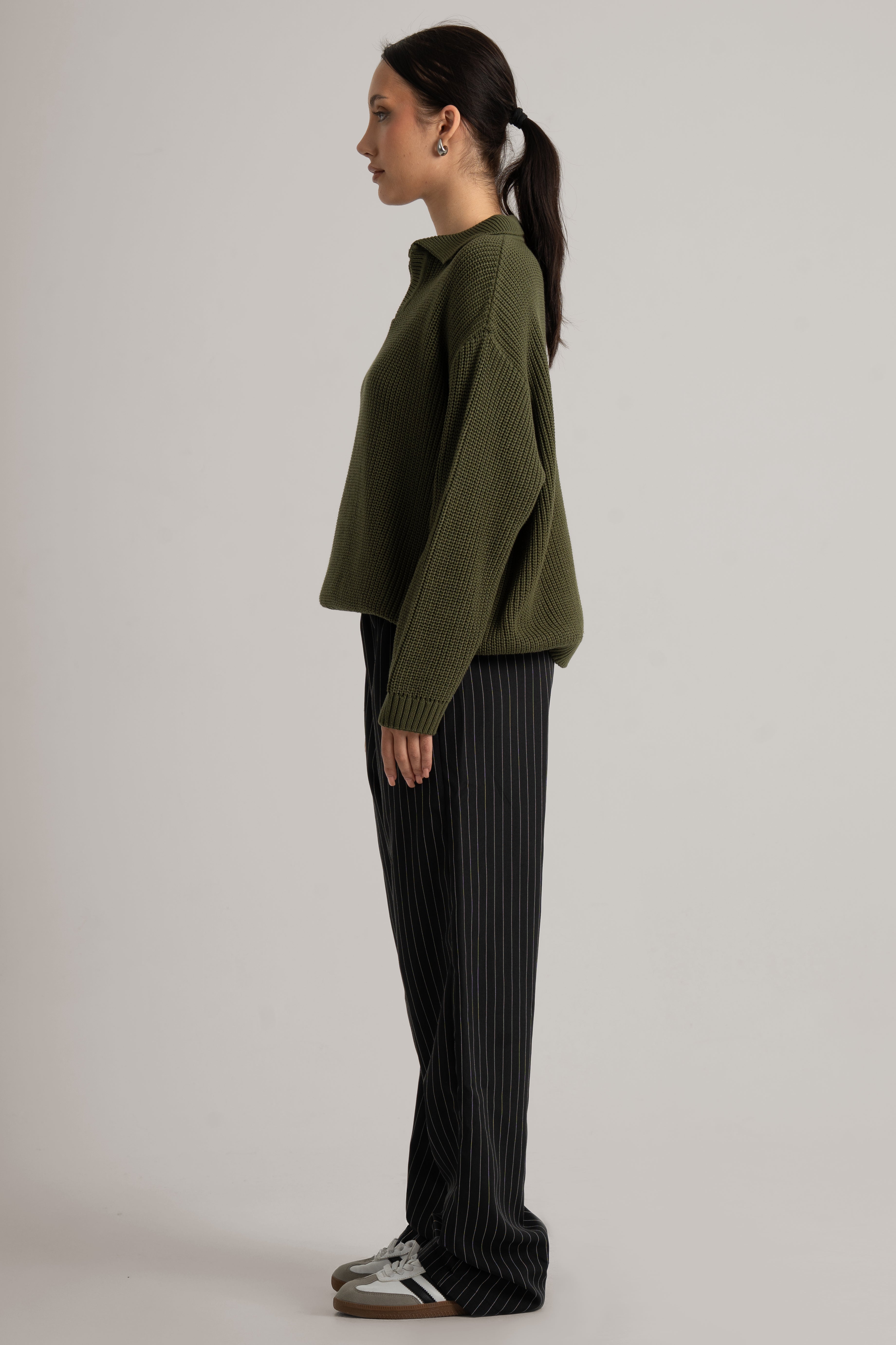 Olive Collar II Sweater