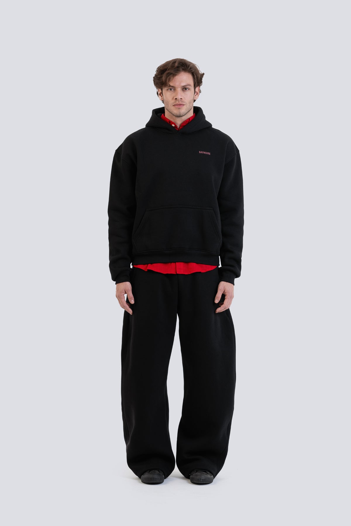 02P Balloon Black Sweatpants