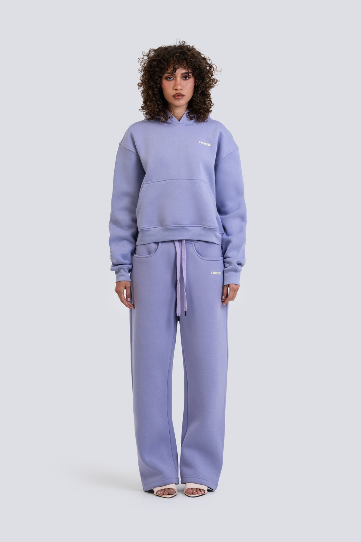 02P Oversized Lilac Hoodie