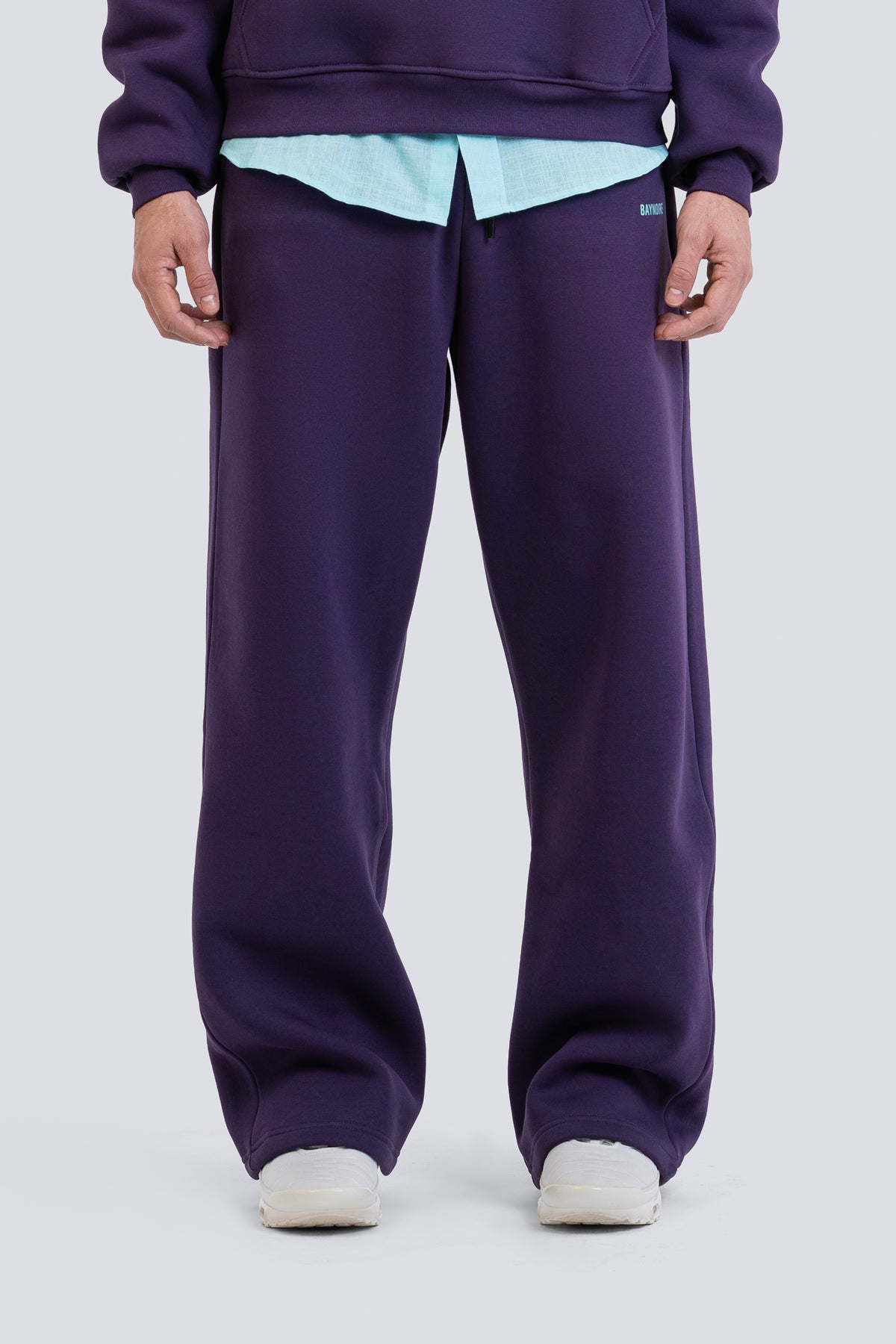 02P Oversized Purple Sweatpants