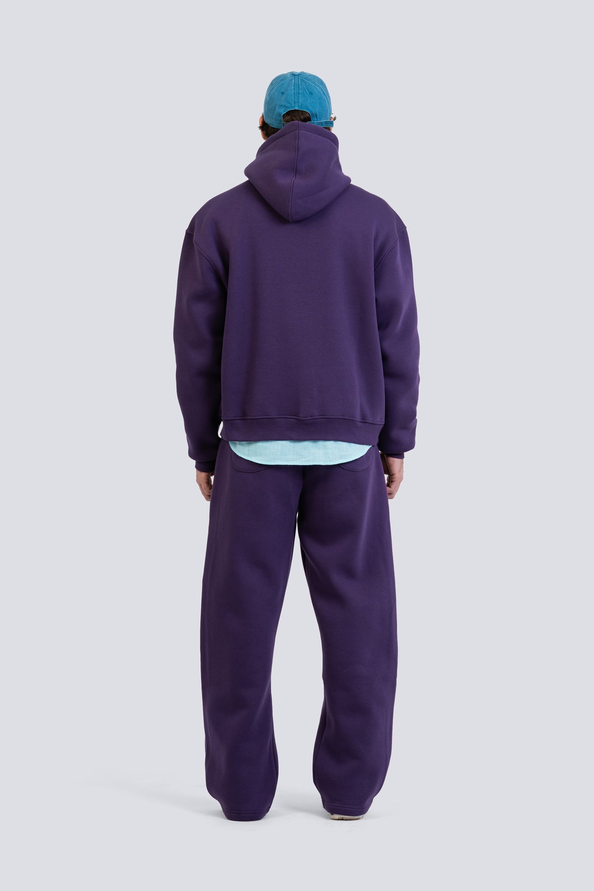 02P Oversized Purple Hoodie