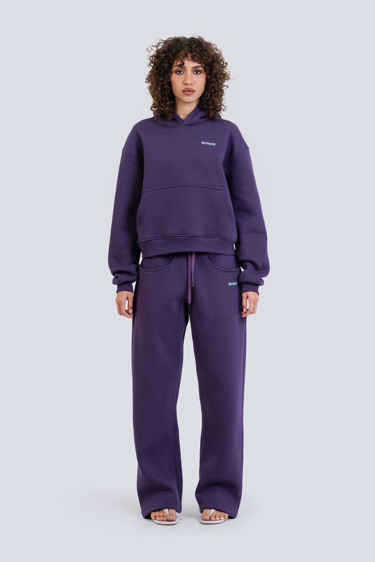 02P Oversized Purple Sweatpants