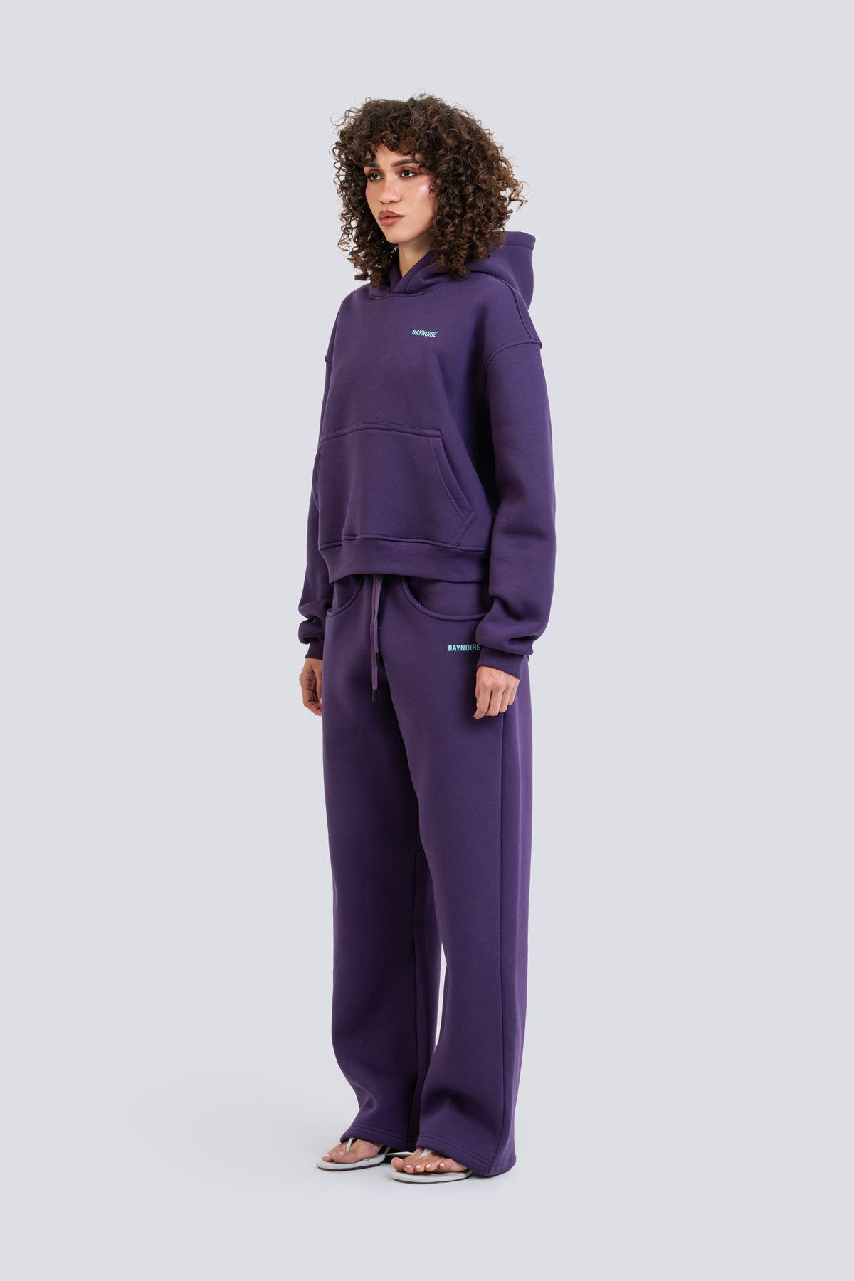 02P Oversized Purple Sweatpants