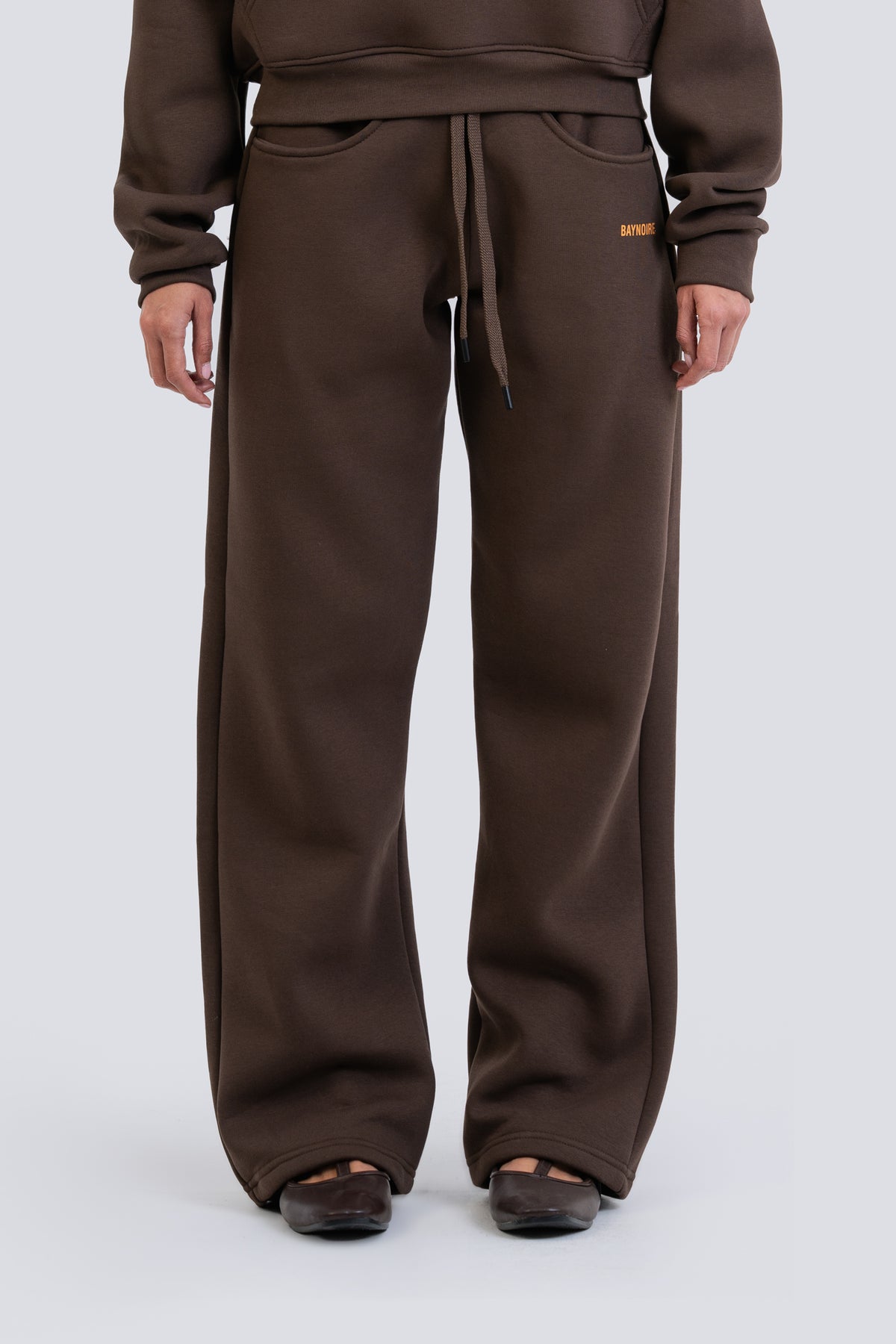 02P Oversized Brown Sweatpants