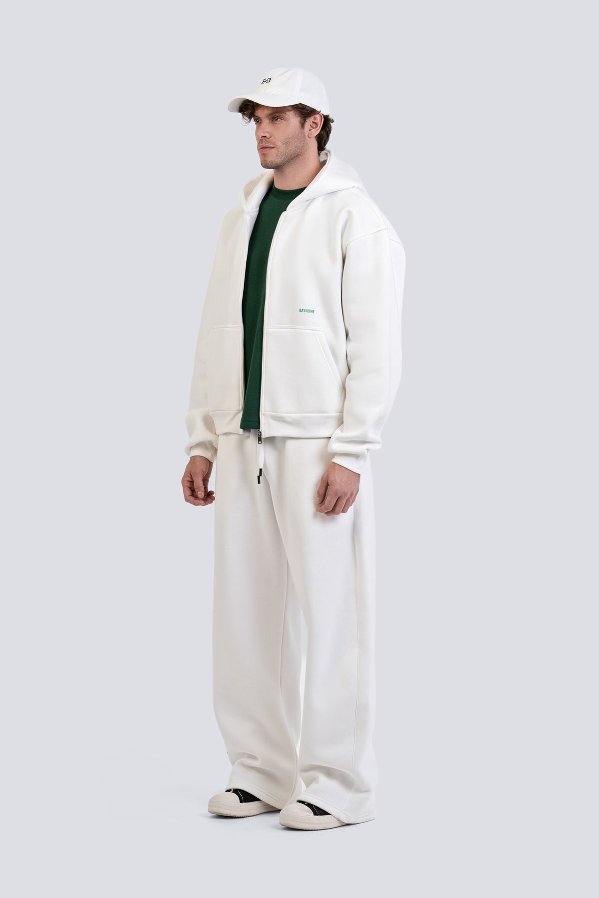 02P Balloon White Sweatpants