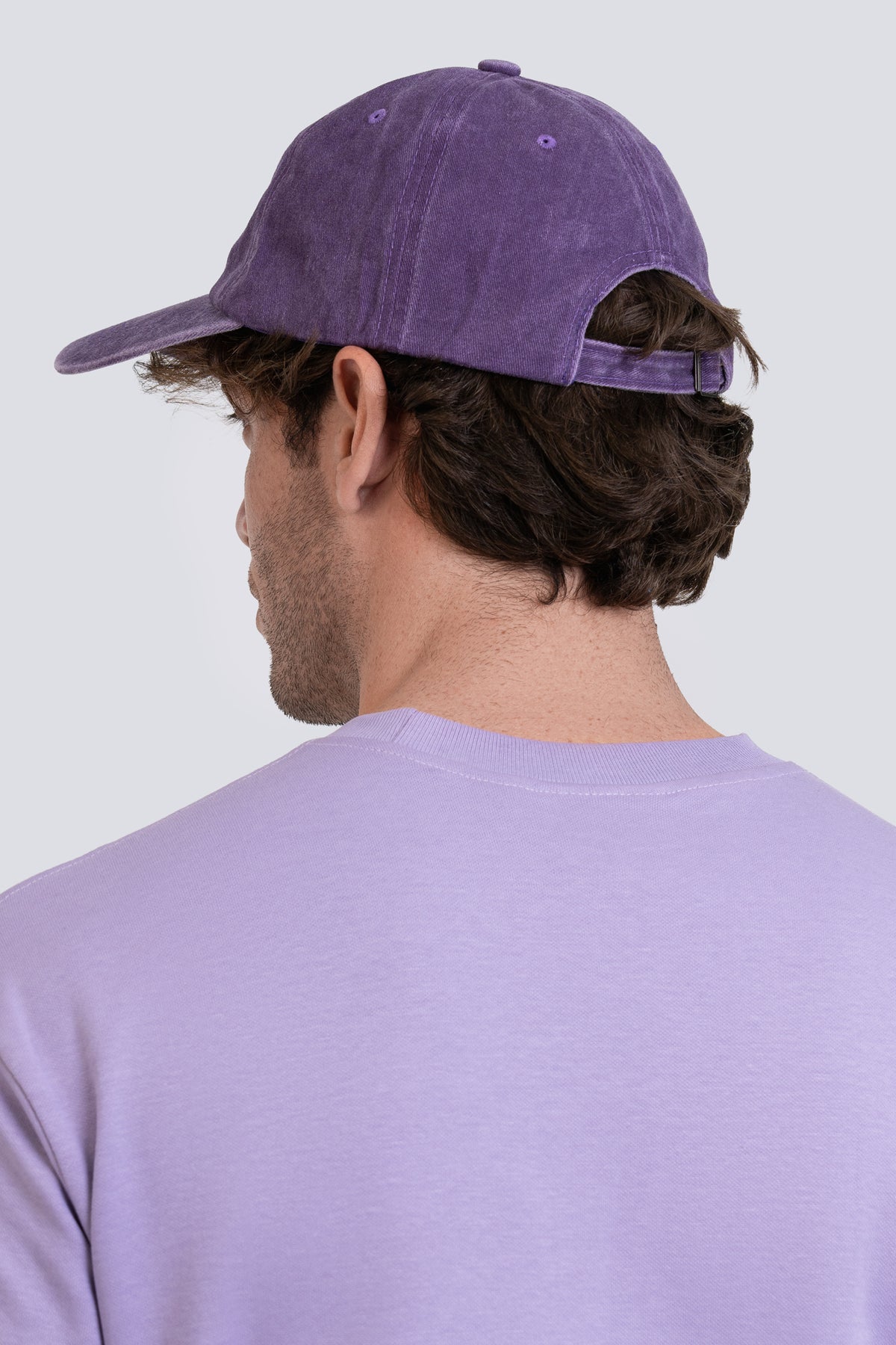 04X Out Line Monogram Purple Cap