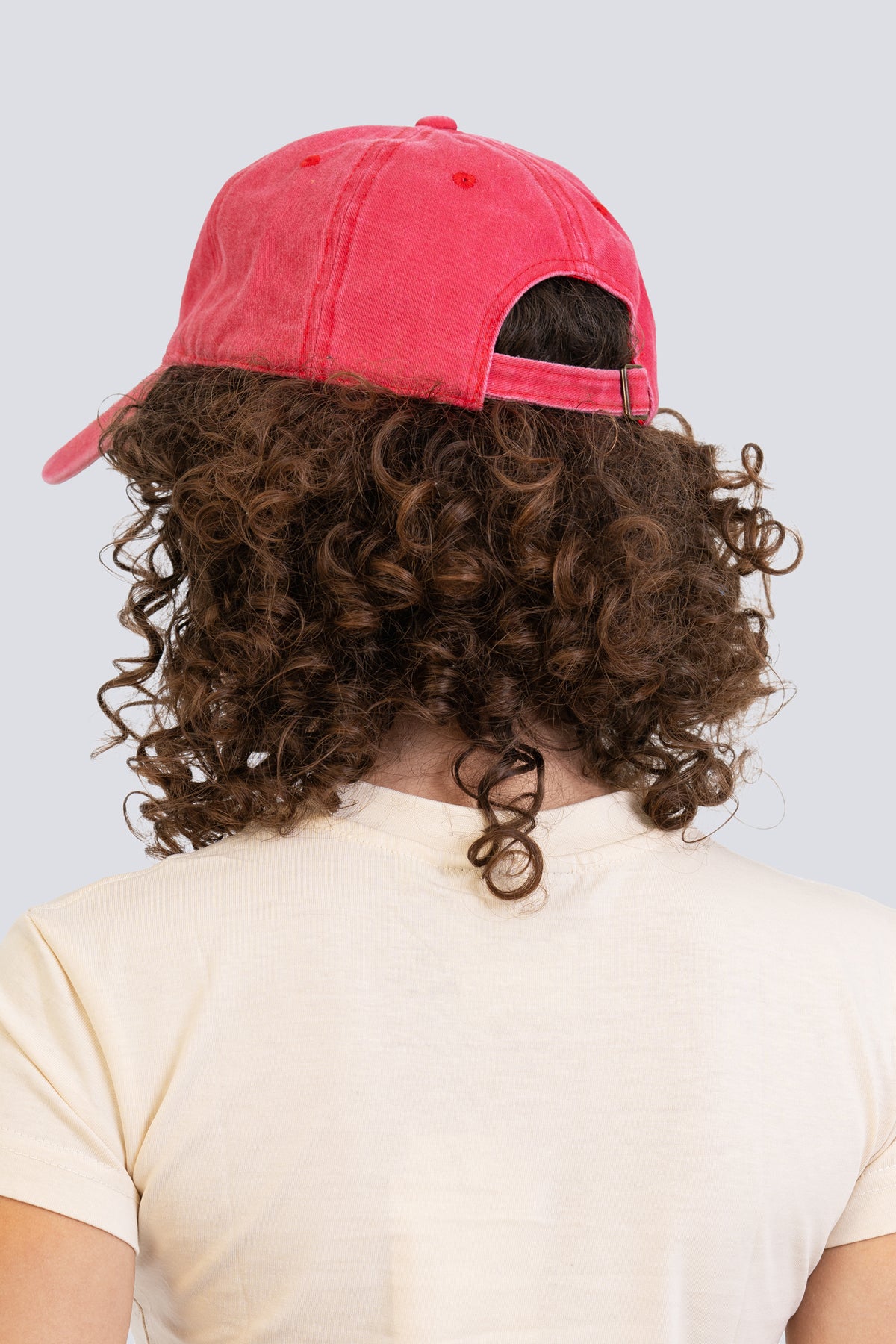 04X Out Line Monogram Red Cap