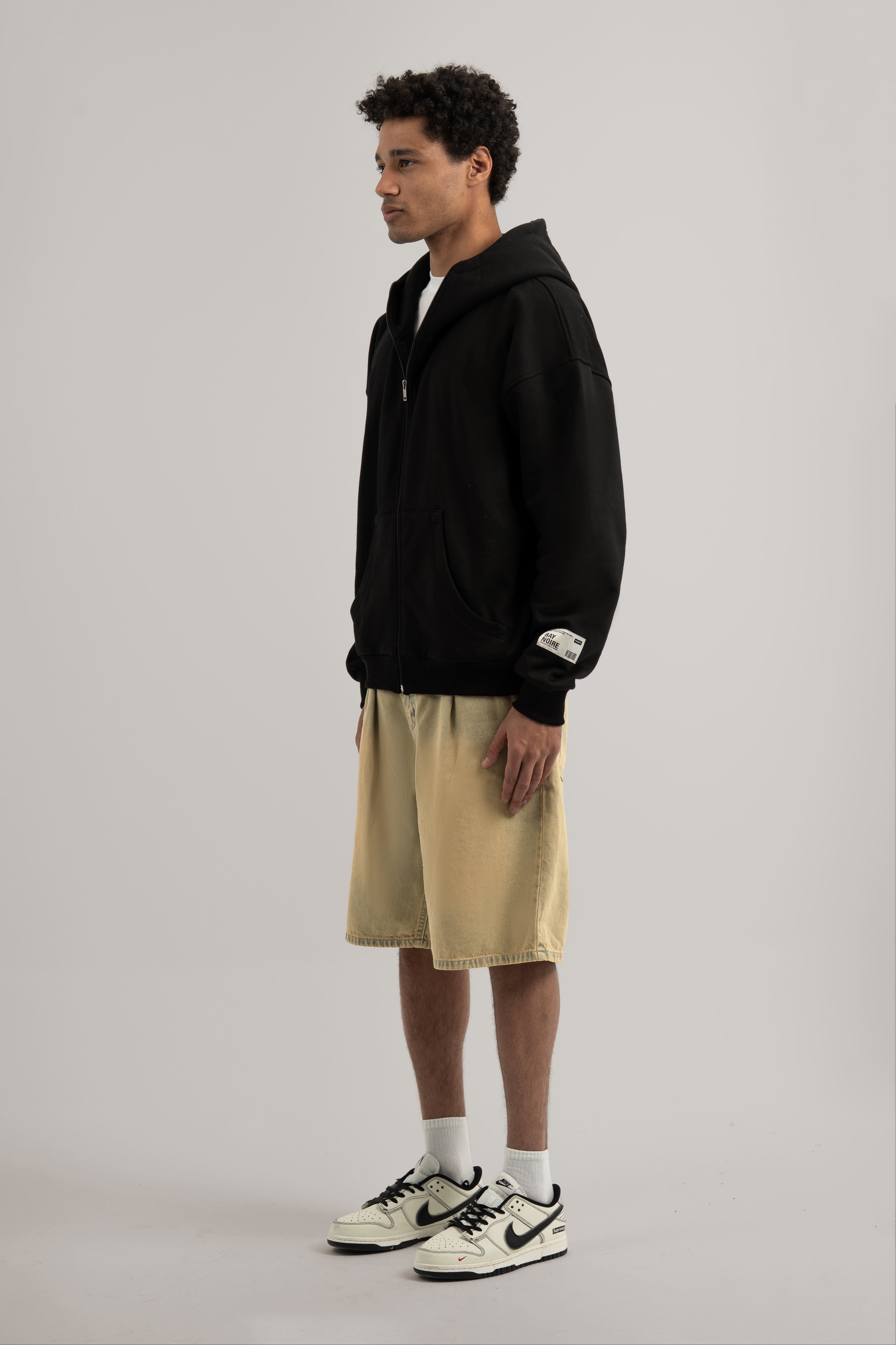 Black High Collar Jacket V2