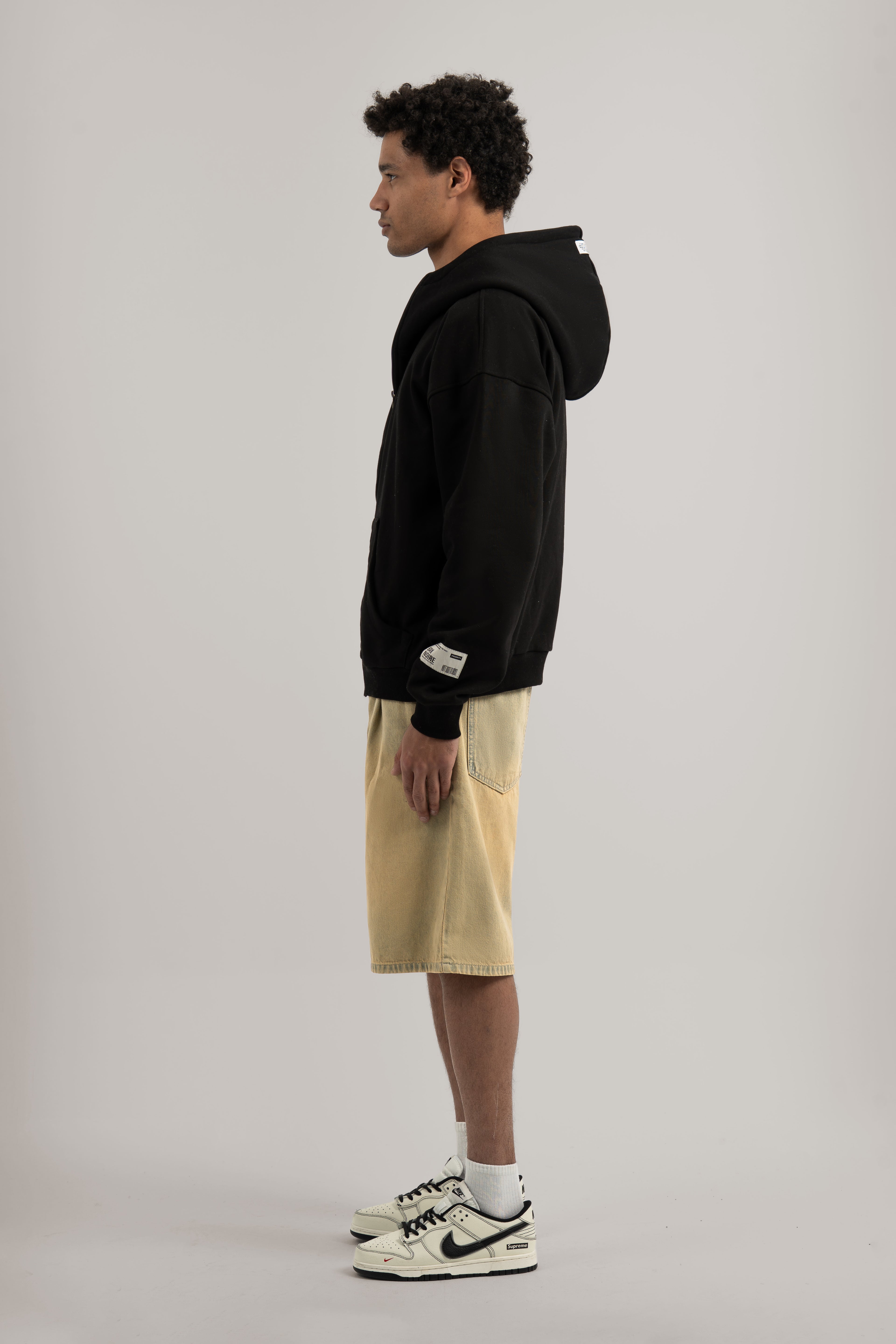 Black High Collar Jacket V2