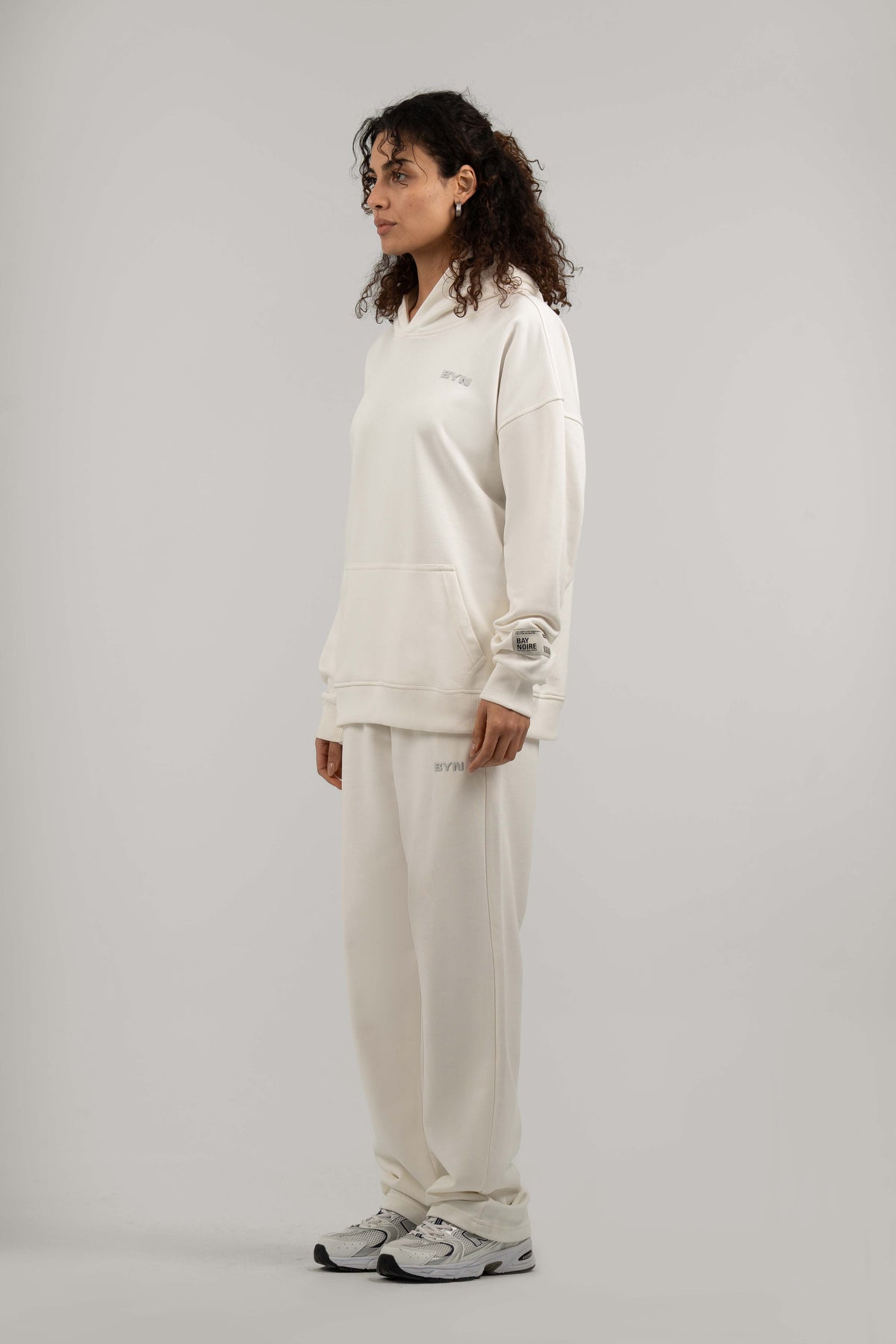 White BYN Core Hoodie