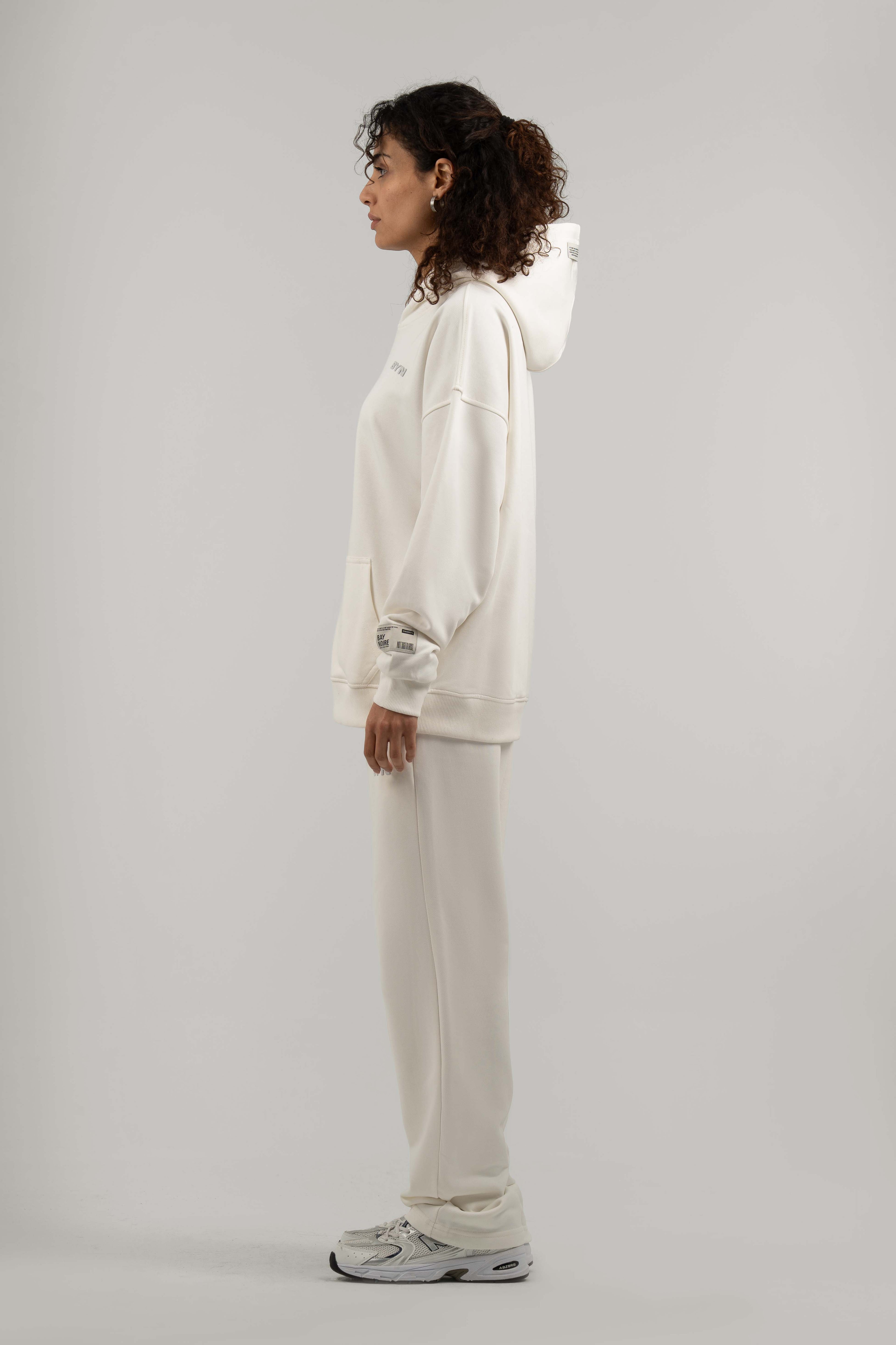 White BYN Core Hoodie