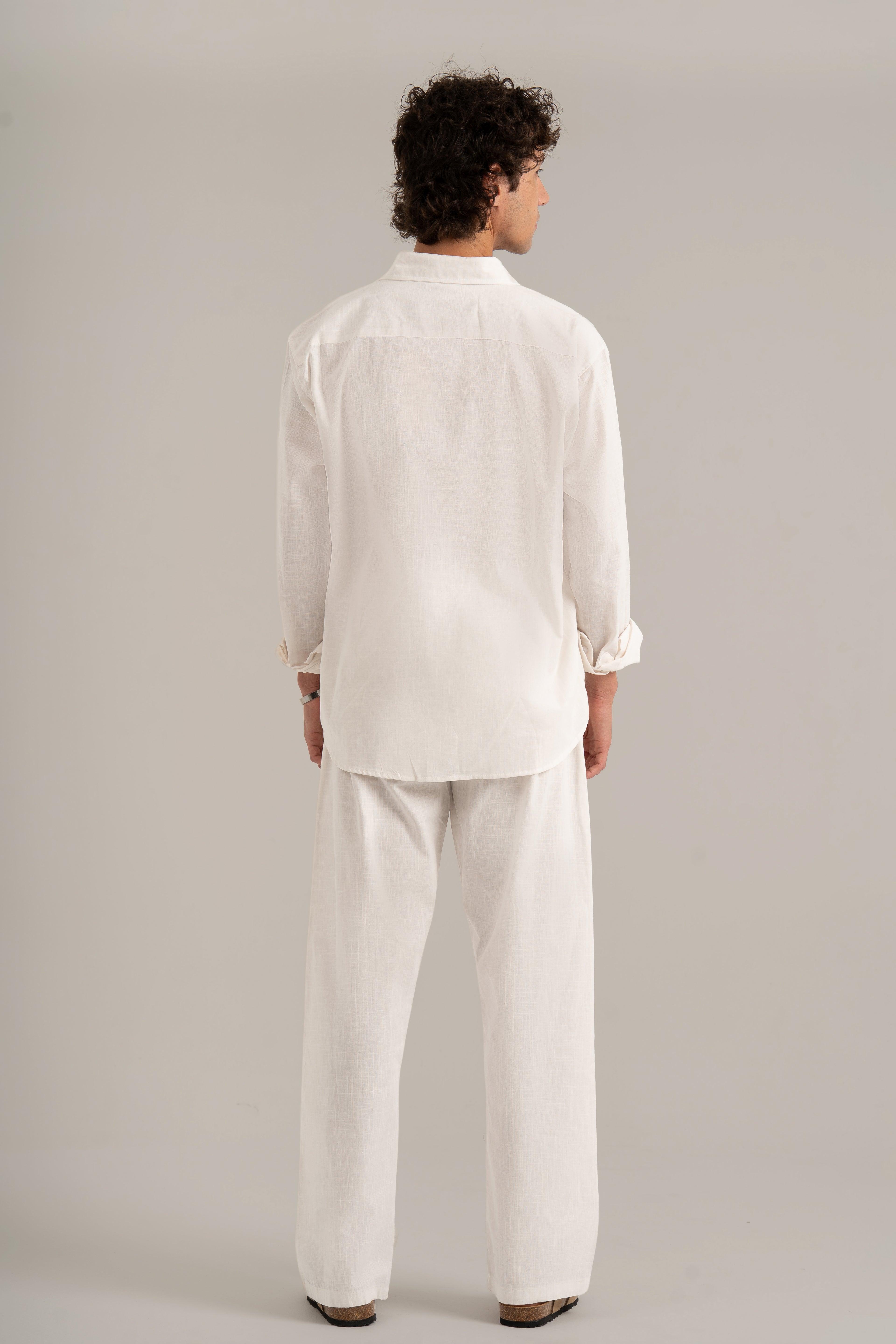 White C-Linen Shirt
