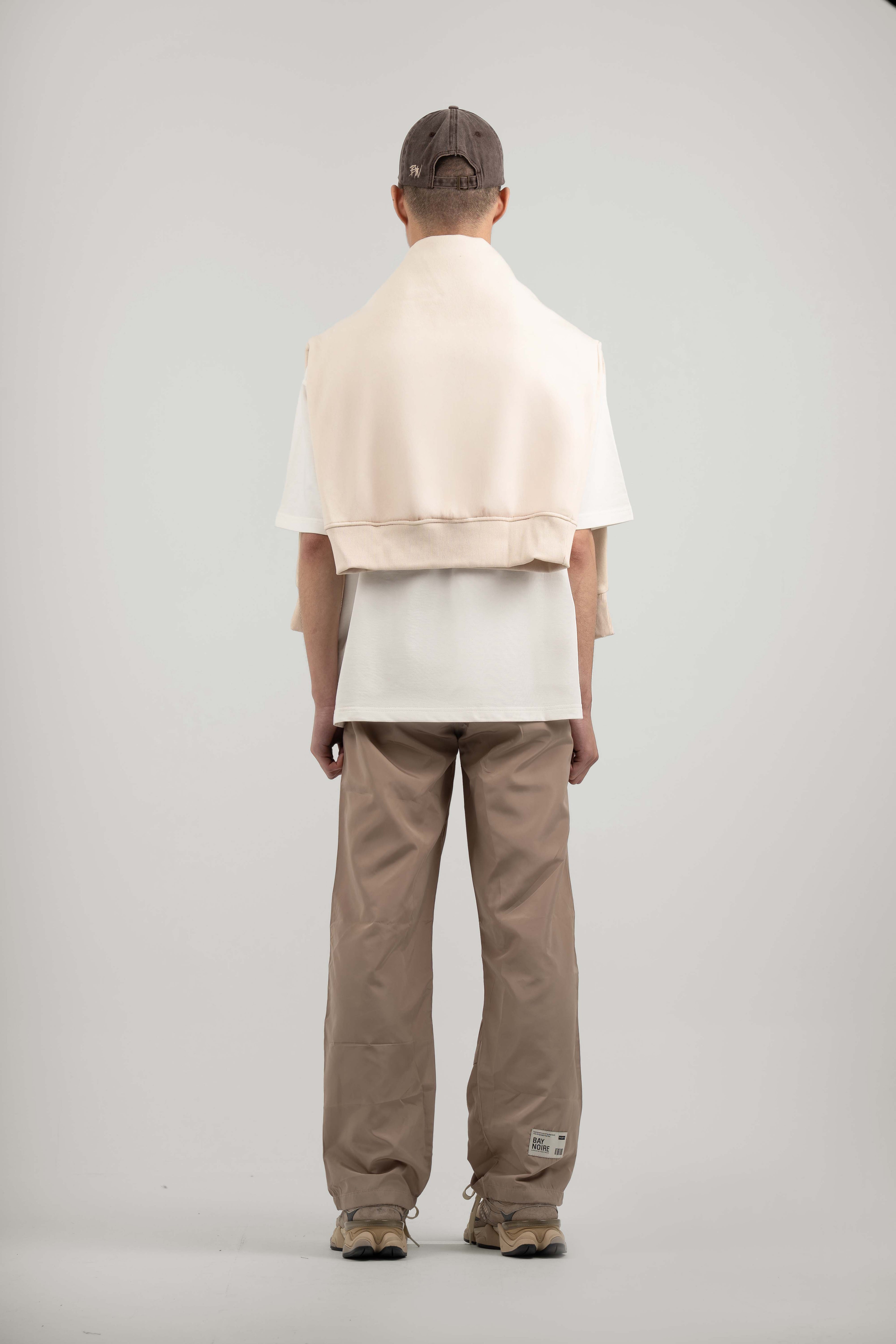 Beige Parachute Pants V2