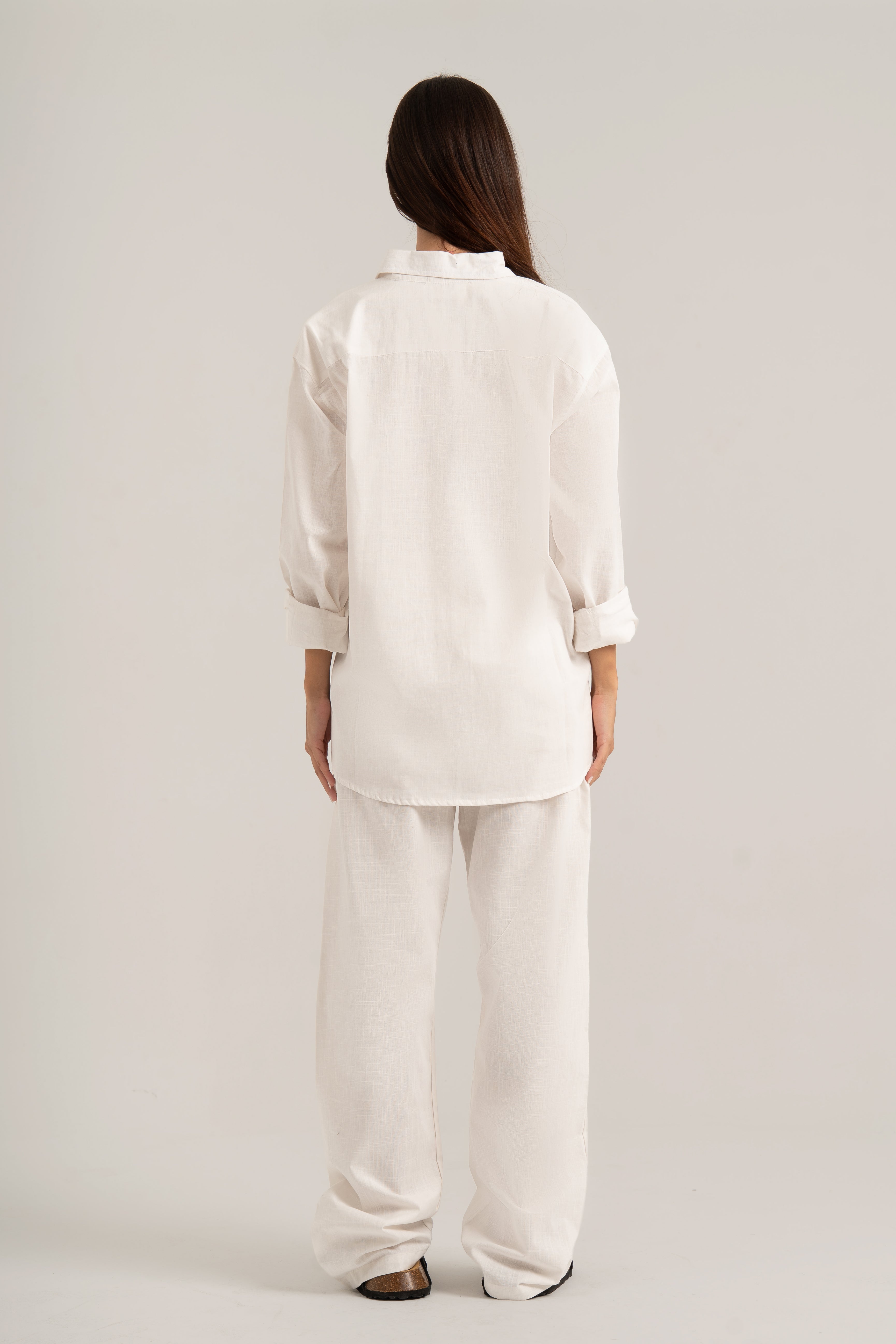 White C-Linen Shirt