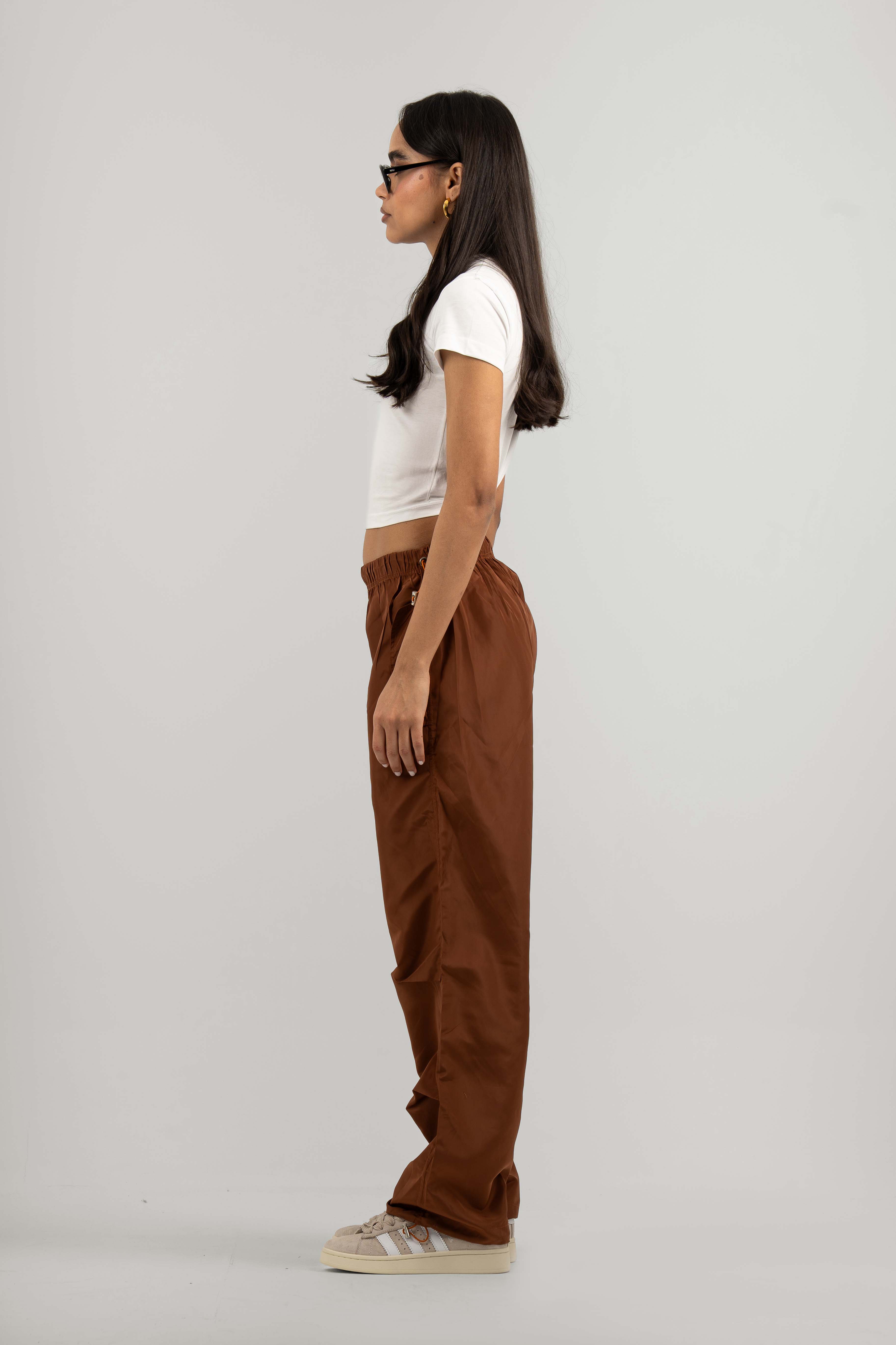 Brown Parachute Pants V2